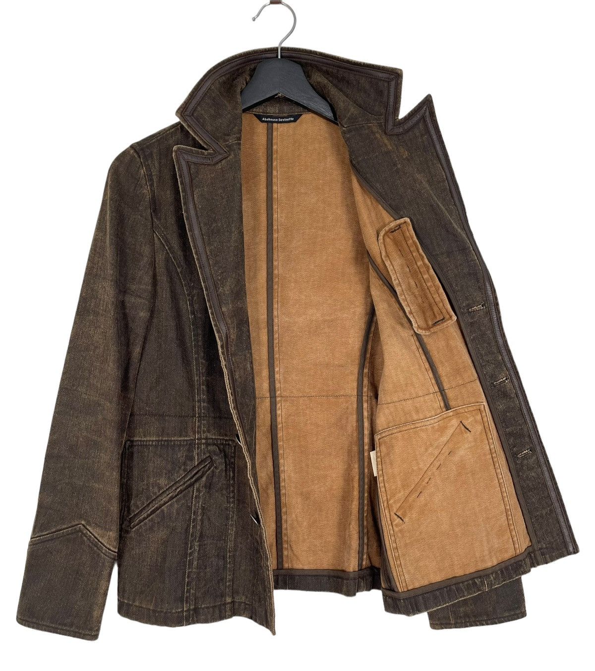 ABAHOUSE Vintage Abahouse Devinette HBT Waxed Jacket Size US S / EU 44-46 / 1 - 3 Thumbnail
