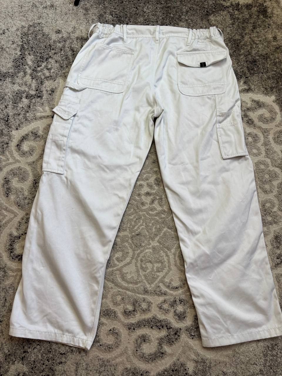 Vintage Engelbert Strauss White Technical Cargo Work Pants Size US 40 / EU 56 - 14 Thumbnail