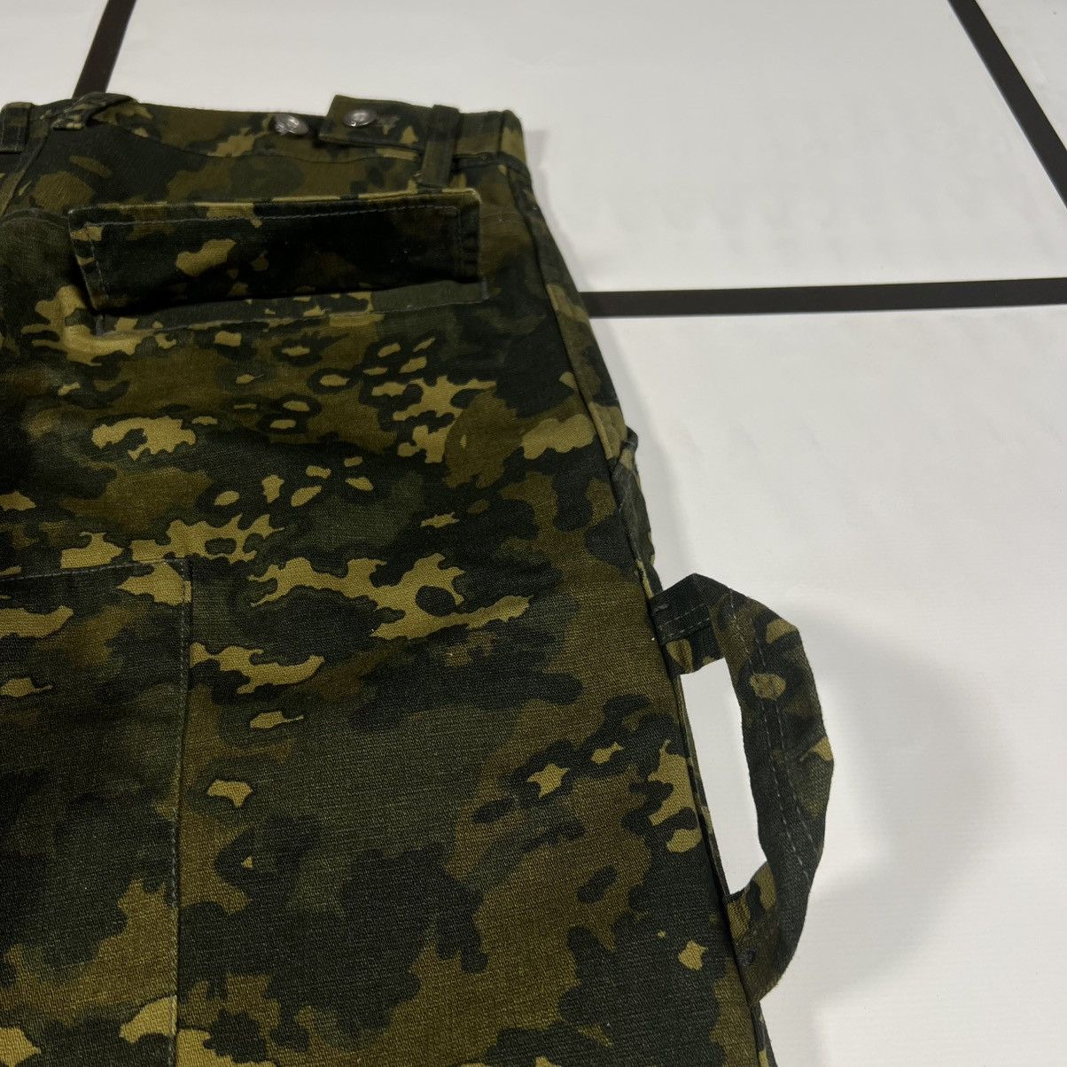 PPFM |[ 2002 PPFM Camo Multi-Pocket Cargo Trousers ]| Size US 30 / EU 46 - 10 Thumbnail
