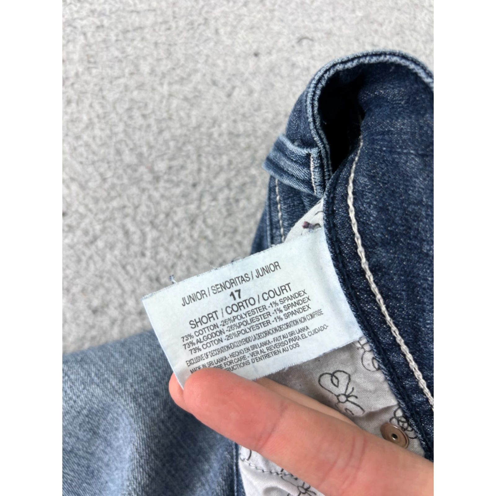 Vintage Maurices Jeans Womens 17 Blue Denim Flared Hipster 34x26 Cotton Stretch Distressed Medium Wash 5-Pocket Regular Rise Mens? Wait. Size 38" / US 16 / IT 52 - 7 Thumbnail