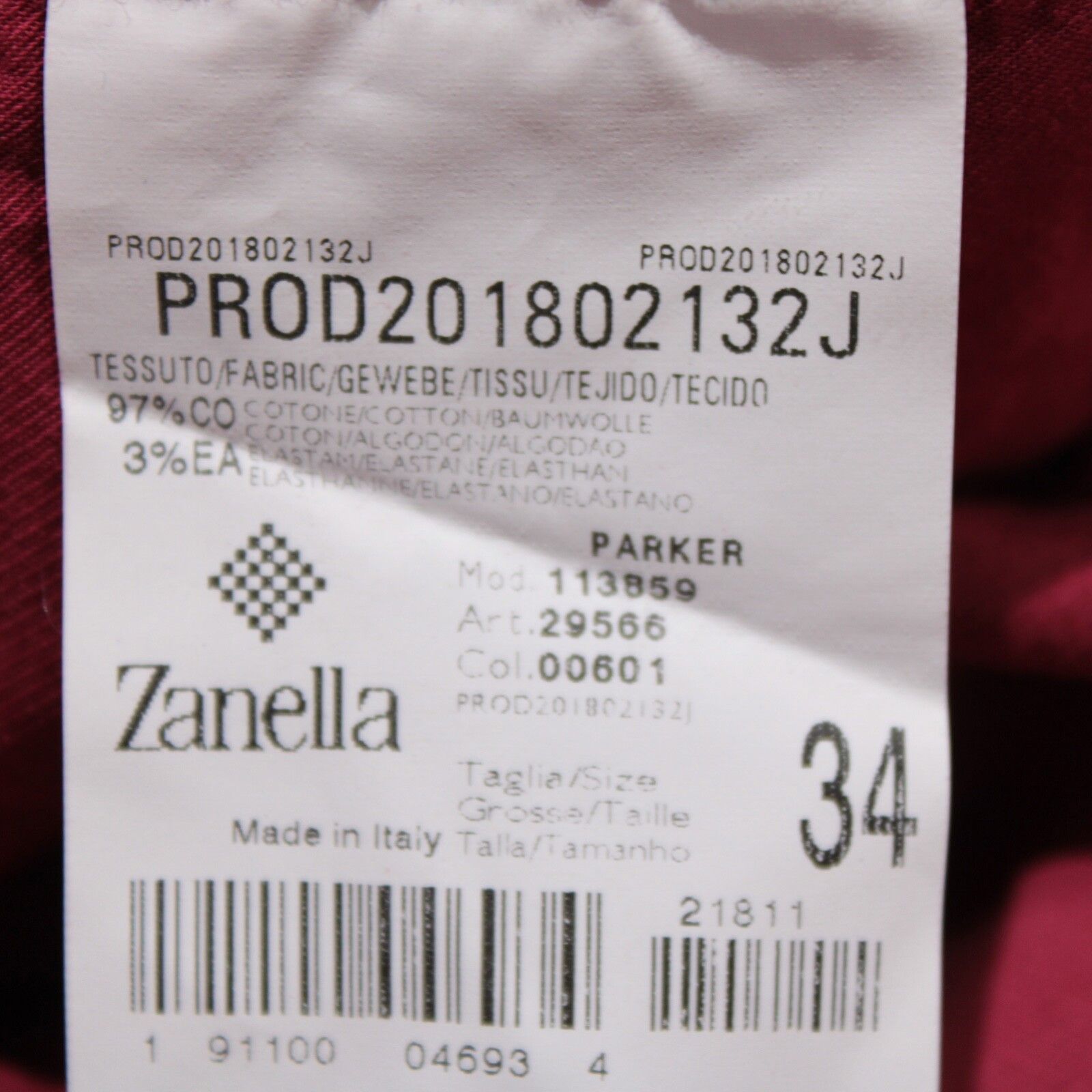 Zanella Zanella New with tags Chino Size 36 US In Red Size US 36 / EU 52 - 5 Thumbnail