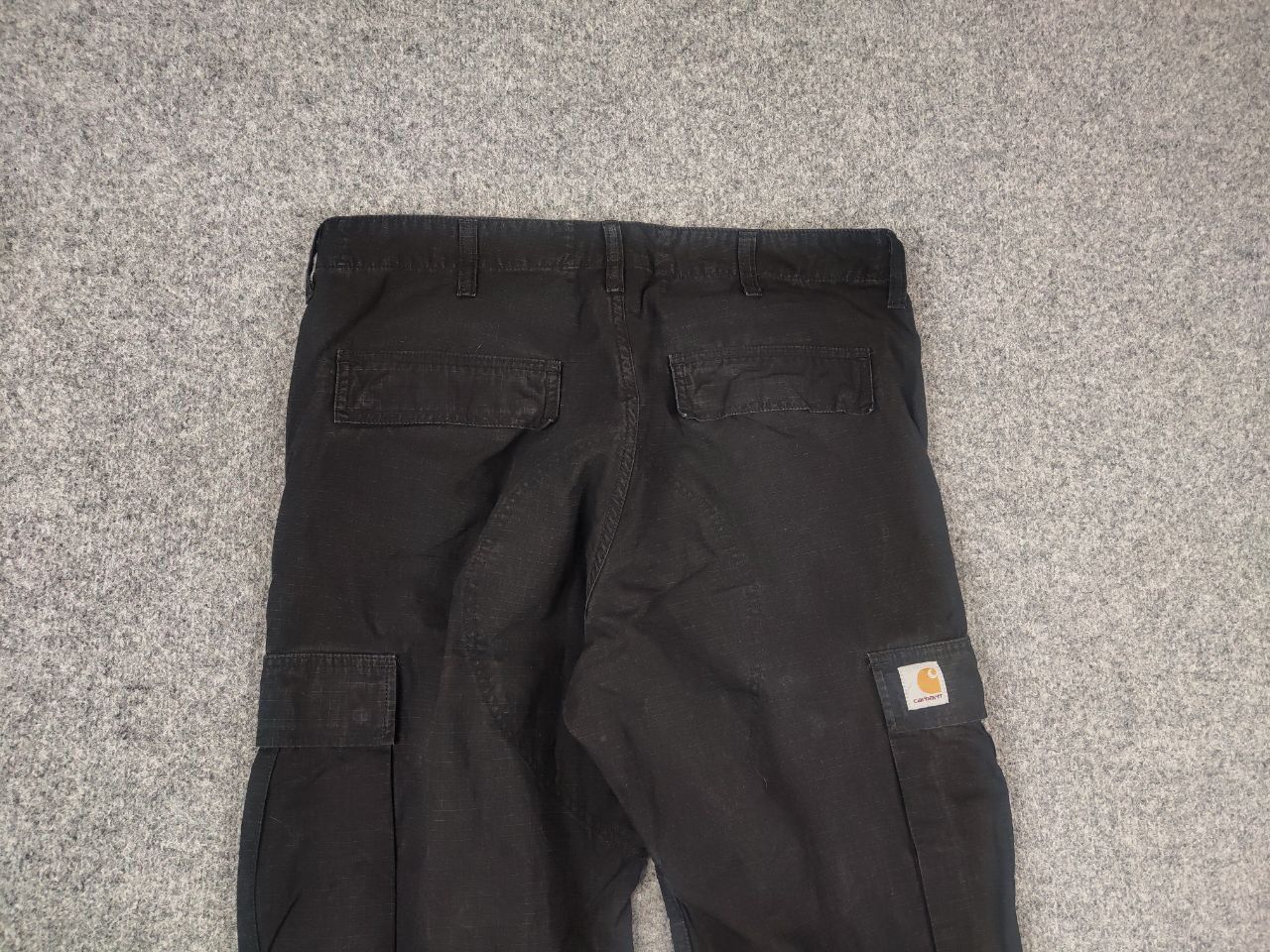Carhartt Vintage Carhartt Wip Cargo Pants Black Faded Ripstop Y2K Size US 34 / EU 50 - 9 Thumbnail