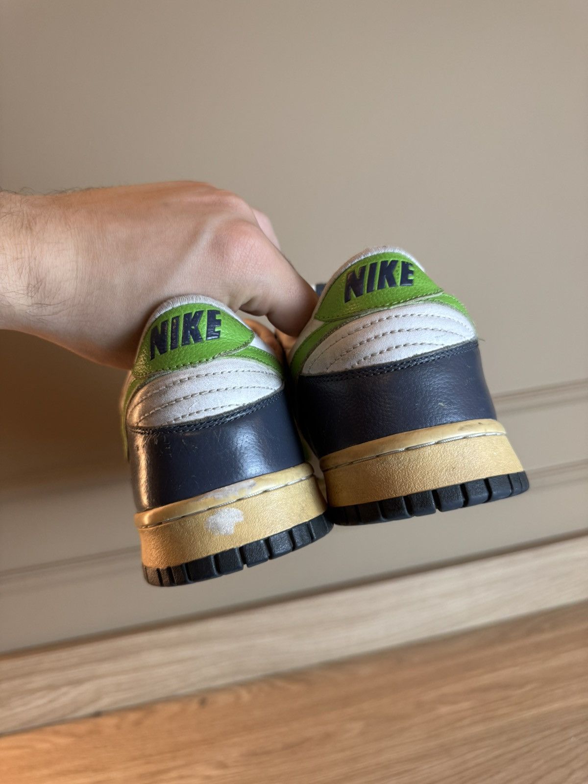 Nike Vintage Y2k 00s Nike Dunk Low Grey Hype Size US 10.5 / EU 43-44 - 6 Thumbnail