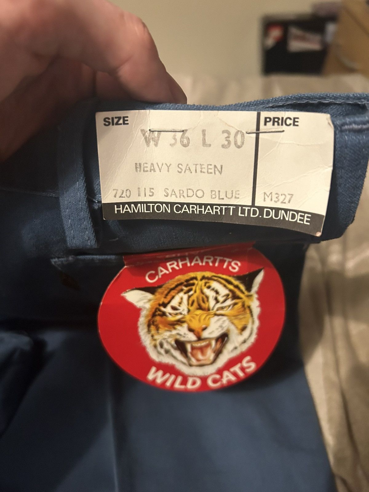 Carhartt 1970s Carhartt Wild Cats Bell Bottoms - Deadstock w/ Tags Size US 36 / EU 52 - 1 Thumbnail