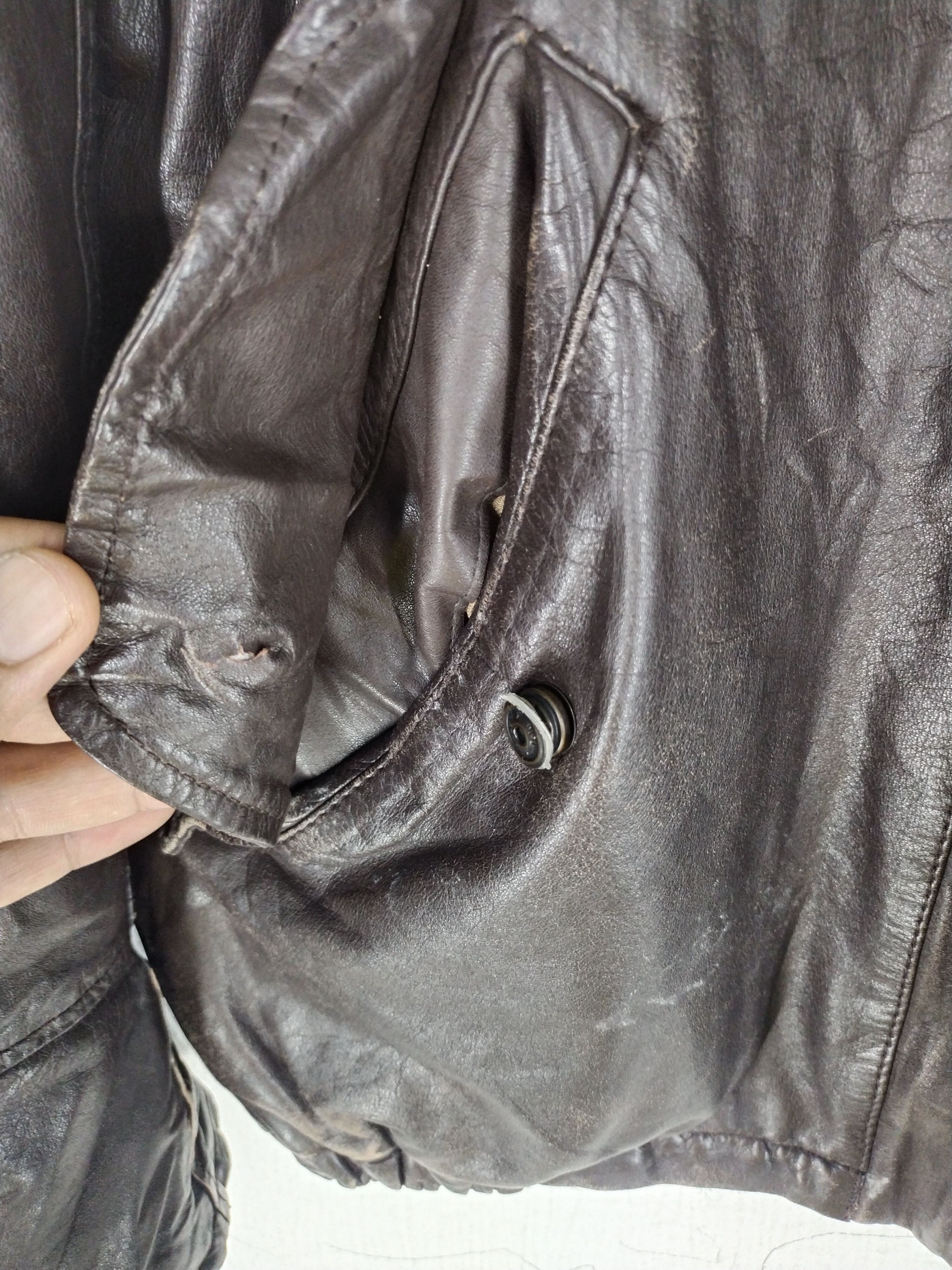 Archive CP Company - AW90's - Faded Leather Jacket