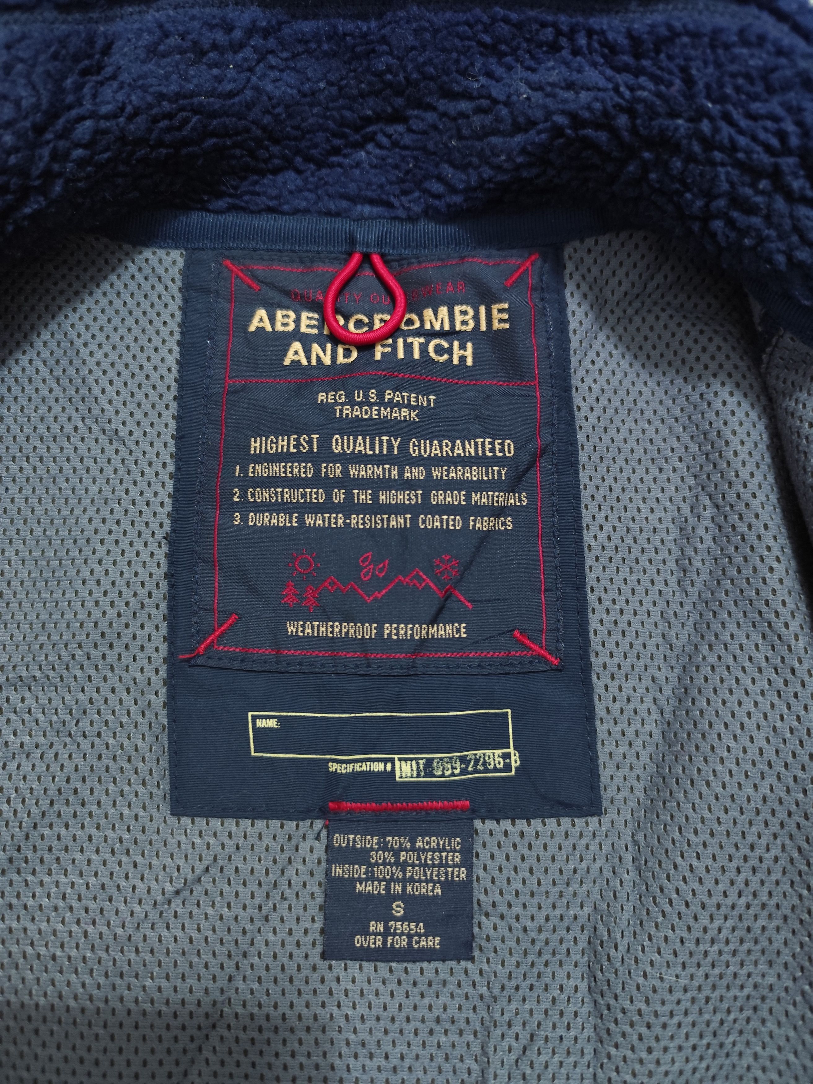 Abercrombie & Fitch VINTAGE ABERCROMBIE AND FITCH FLEECE JACKET Size US S / EU 44-46 / 1 - 9 Thumbnail