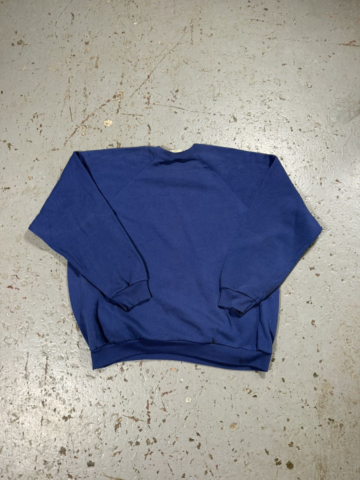 Tultex Vintage Tultex Blank Blue Crewneck Size US XL / EU 56 / 4 - 5 Thumbnail
