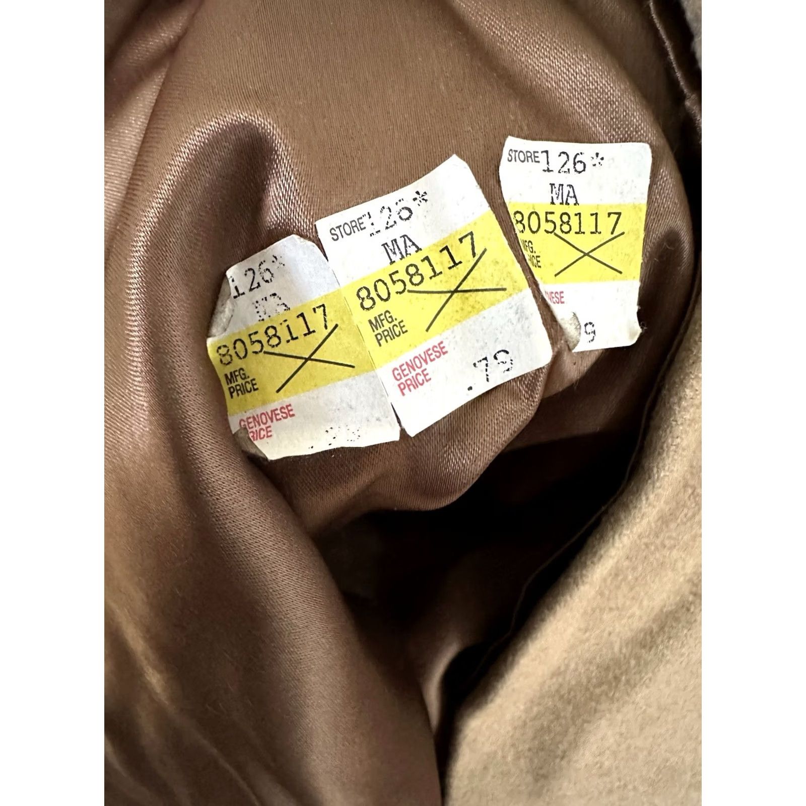 Pendleton VINTAGE Pendleton Pea Coat Jacket 100% Wool Long Regular Size 44 Brown Men 80s 90s RARE NWOT Size US S / EU 44-46 / 1 - 6 Thumbnail