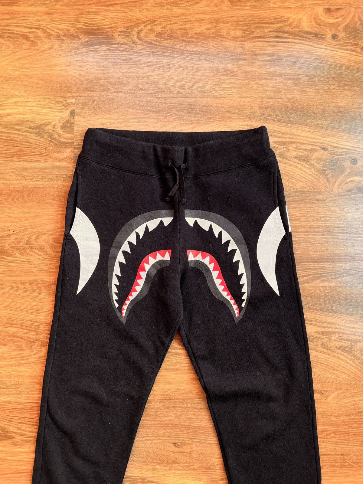 Bape Rare Bape x Black Scale BLVCK Shark Joggers / Sweatpants Size US 28 / EU 44 - 5 Thumbnail