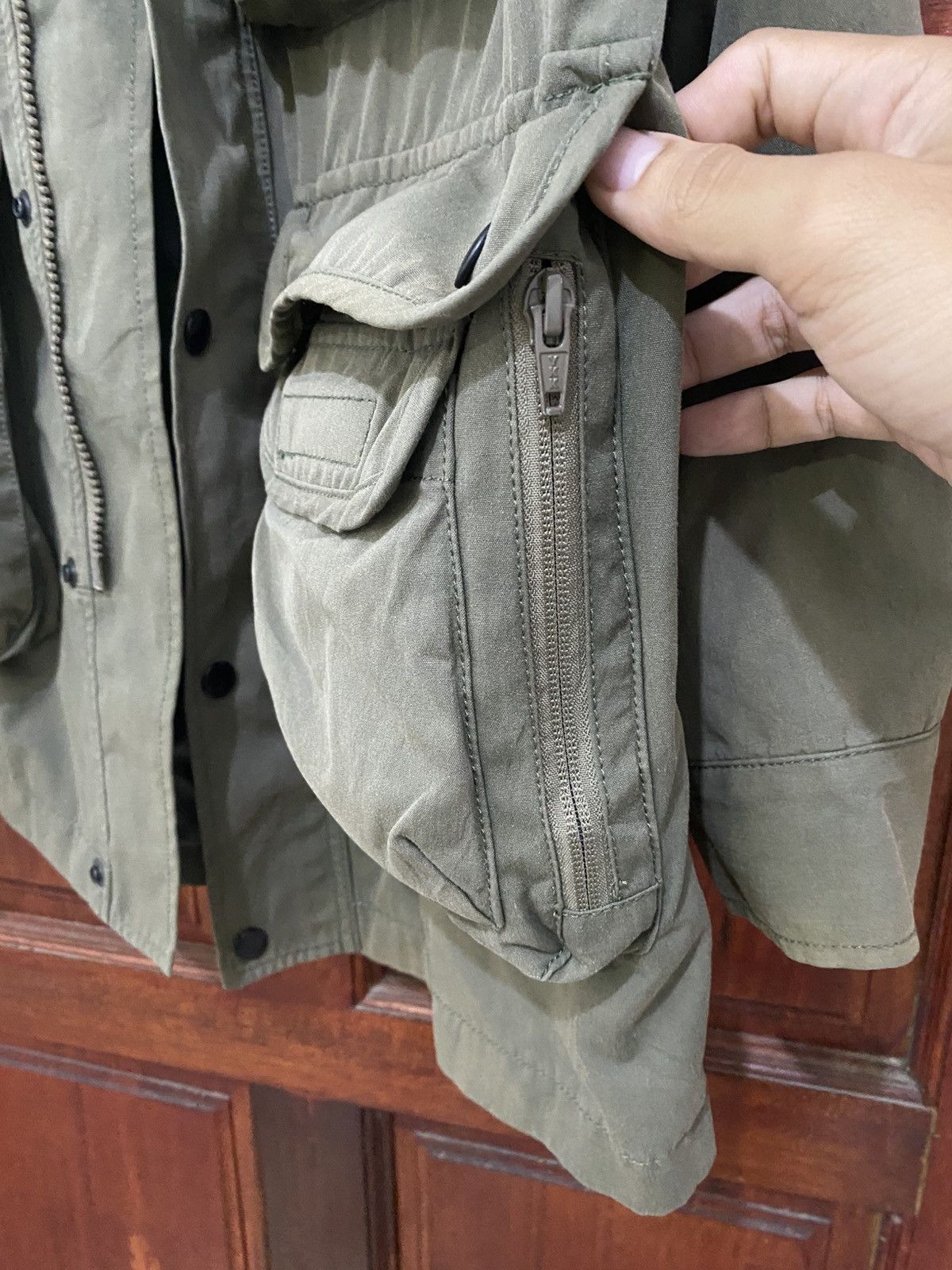 Beams Plus × Japanese Brand × L.L. Bean Rare Design Beams Multi Pocket 14 Blouson Jacket Olive Green Size US S / EU 44-46 / 1 - 8 Thumbnail