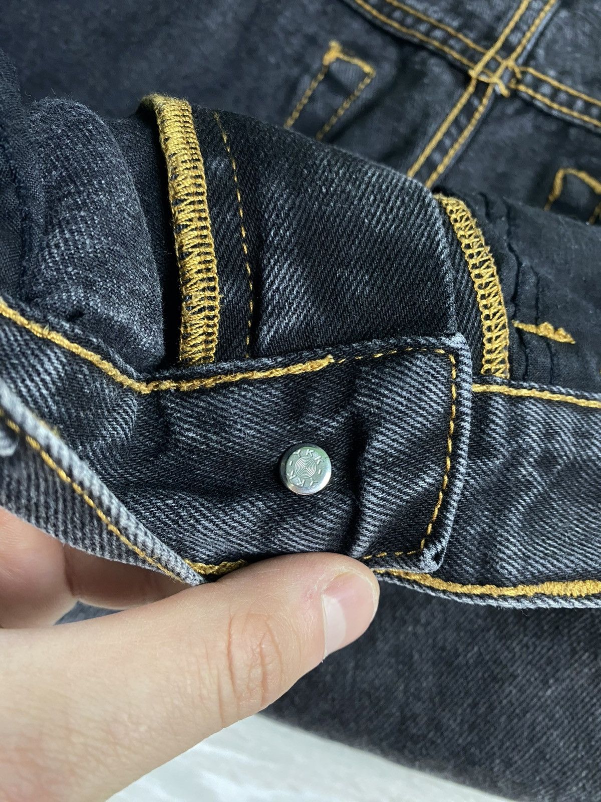 Polar Skate Co. Polar Skate Co '92 Denim Faded Black Gray Denim Jeans Skater Size US 30 / EU 46 - 14 Thumbnail