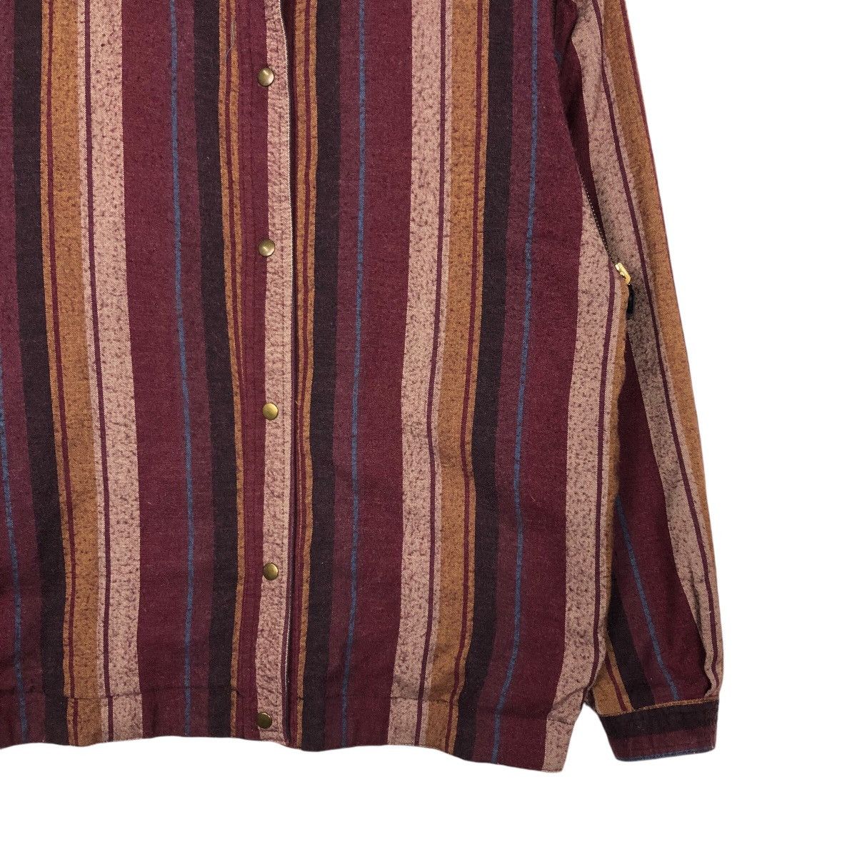 Japanese Brand 📌Vintage Bomber Jacket Reversible Striped Issey Miyake Size US M / EU 48-50 / 2 - 6 Thumbnail