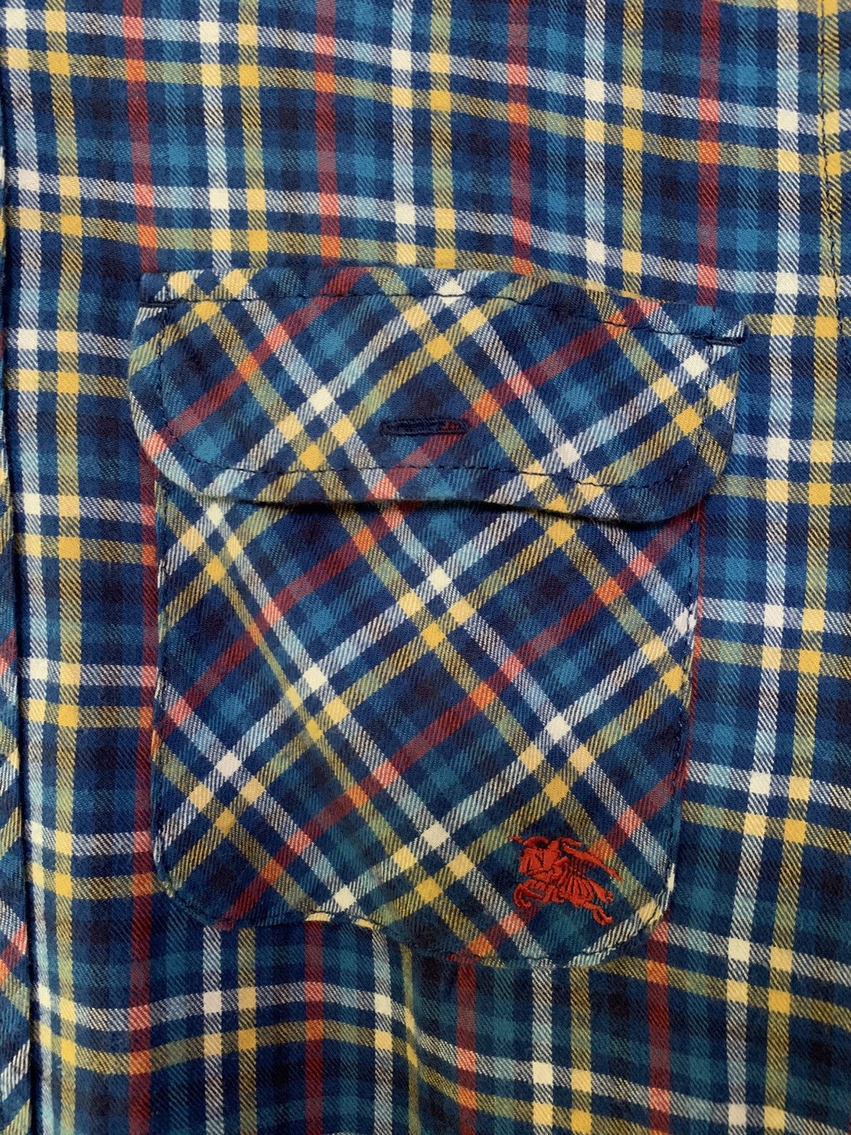 Burberry 🐍 Burberry Black Label Plaid Flannel Shirt Size US M / EU 48-50 / 2 - 3 Thumbnail