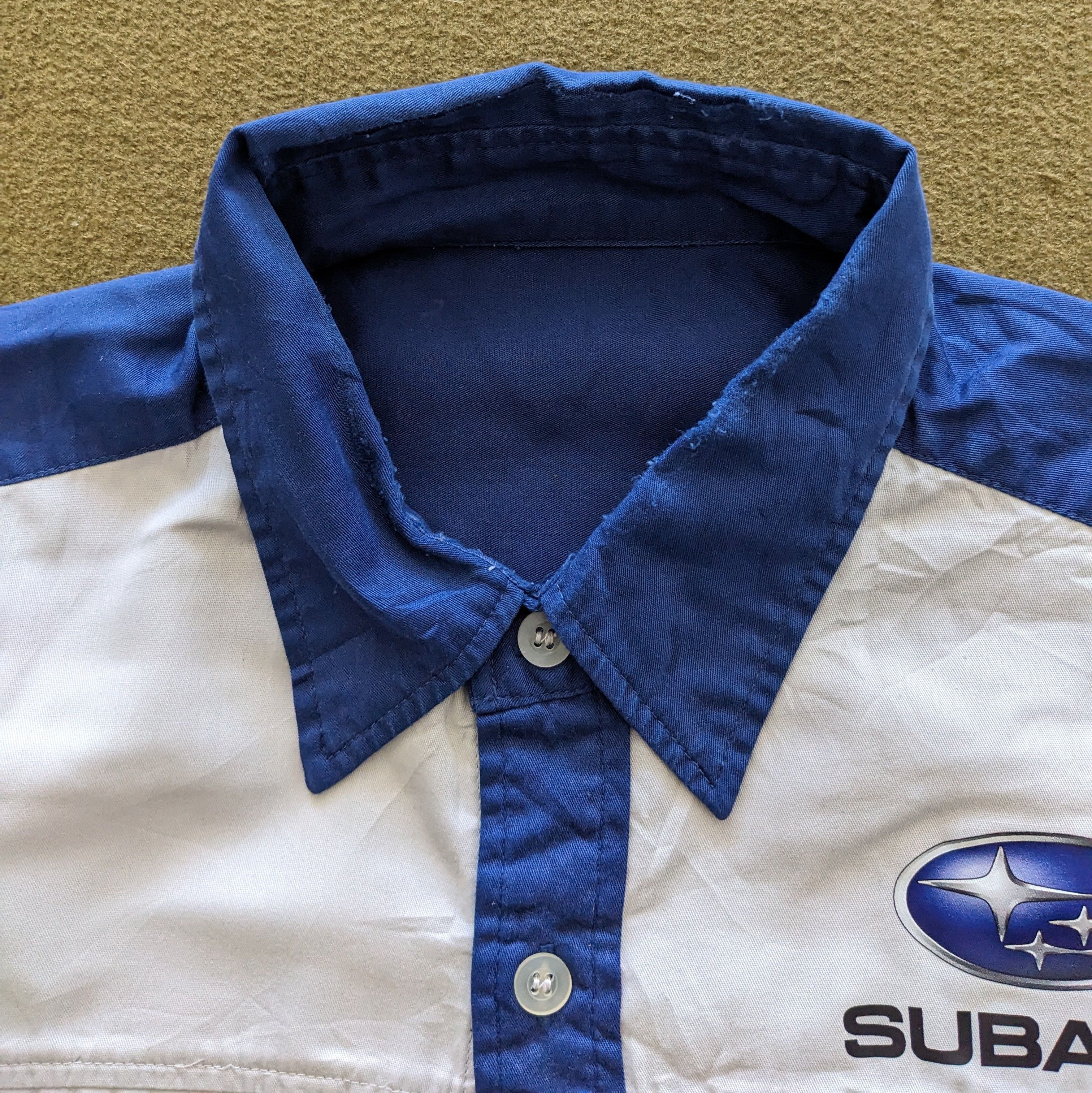 Japanese Brand Vintage SUBARU Japanese Racing Team Custom Japan Shirts Size US L / EU 52-54 / 3 - 5 Thumbnail