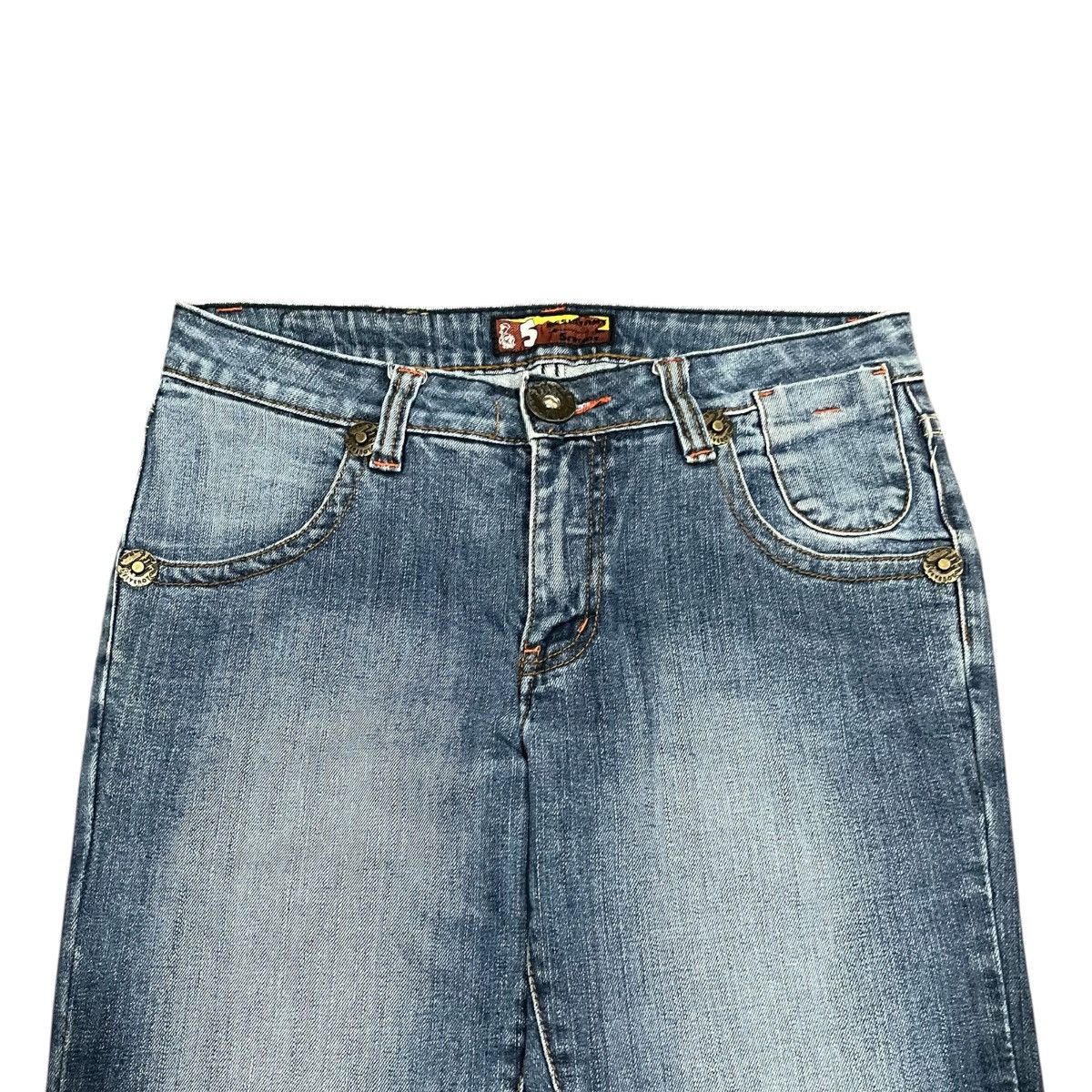 Japanese Brand 5FiveBoy Flared Denim Pant Size US 28 / EU 44 - 2 Thumbnail