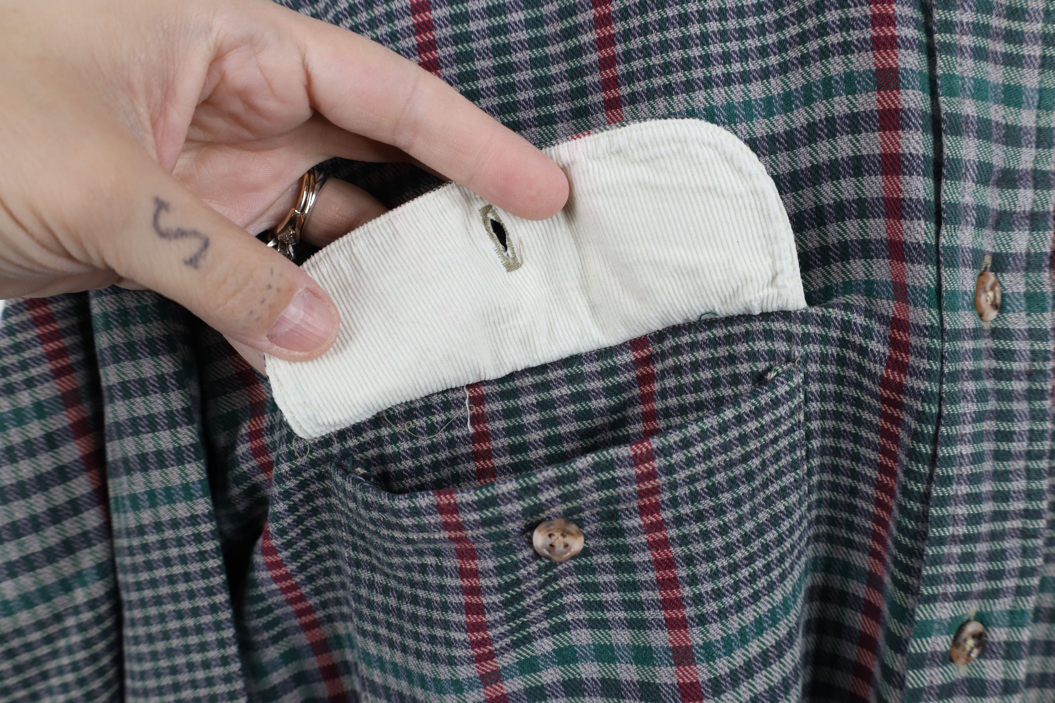 Brooks Brothers Vintage 80s 90s Brooks Brothers Flannel Button Down Shirt Size US M / EU 48-50 / 2 - 4 Thumbnail