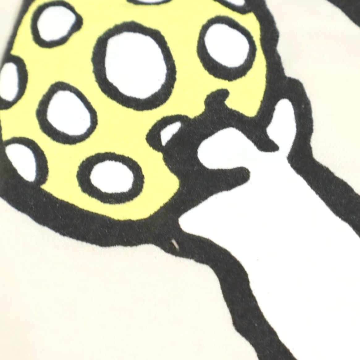Peanuts Peanuts Snoopy Pickleball Screen Print Solid T-Shirt Yellow Men's M Shirt Size US M / EU 48-50 / 2 - 6 Thumbnail