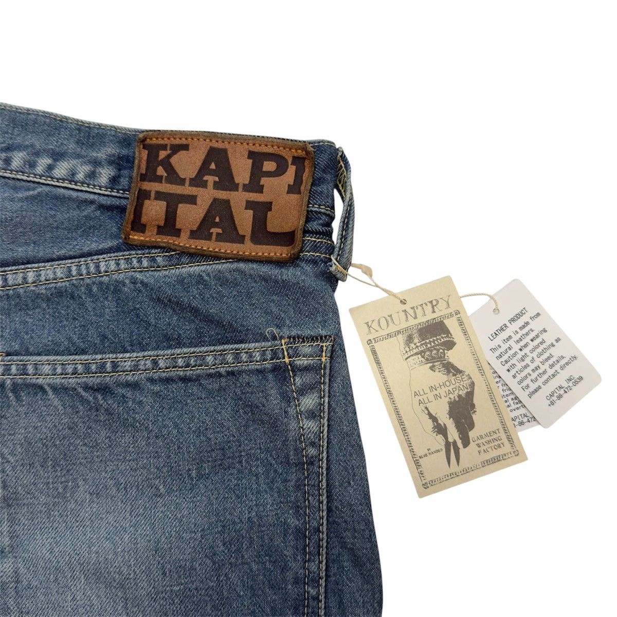 Kapital KAPITAL Monkey CISCO studded denim jeans Size US 34 / EU 50 - 5 Thumbnail
