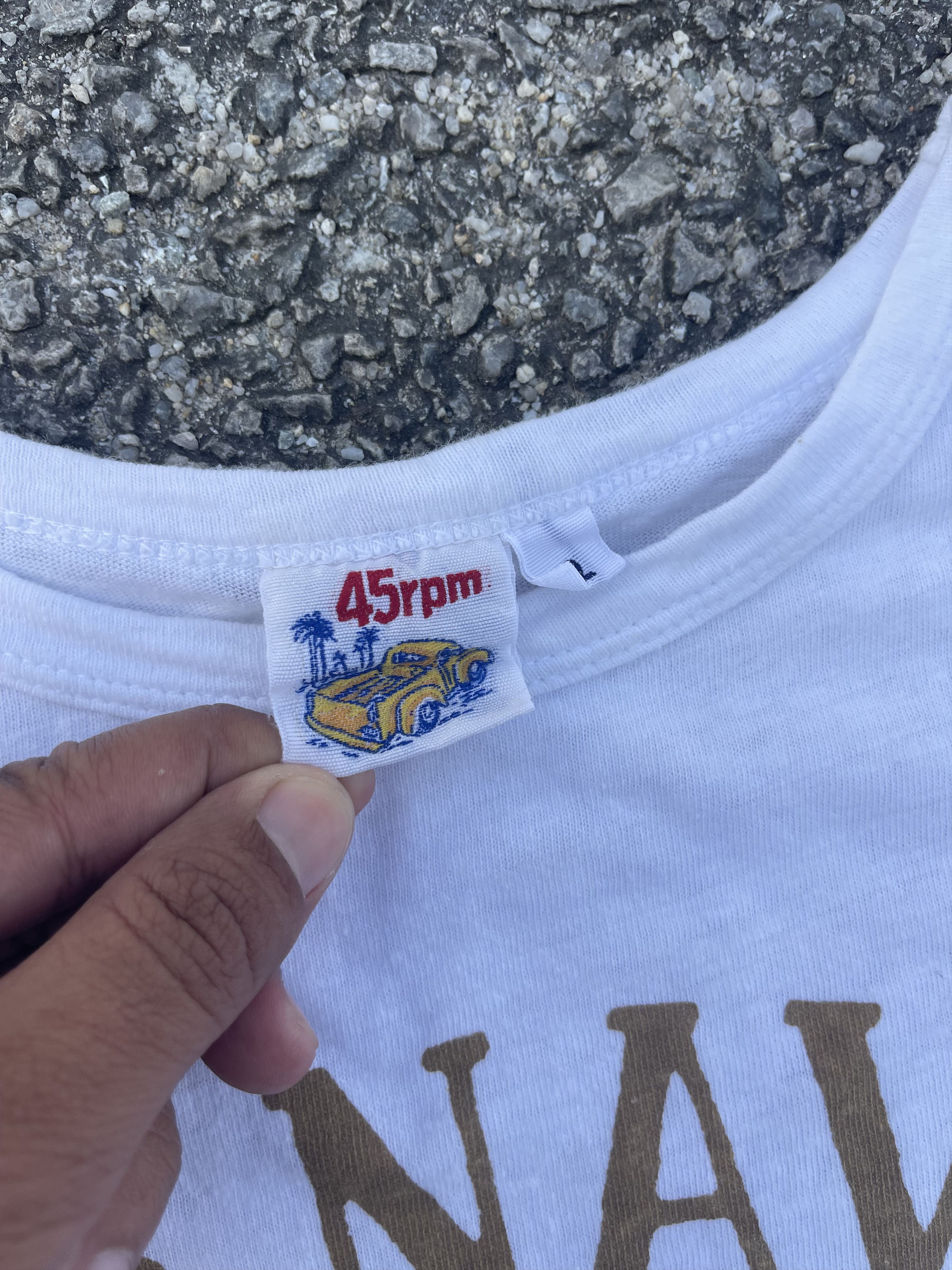 45rpm × Buzz Rickson's 45.NAVY by 45 Rpm White Tee Travis Scott Size US M / EU 48-50 / 2 - 6 Thumbnail