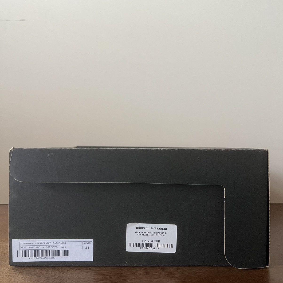 Boris Bidjan Saberi Oak Perforated AW23 Bamba 3.3 Side Zip Sneakers Size US 8 / EU 41 - 18 Thumbnail