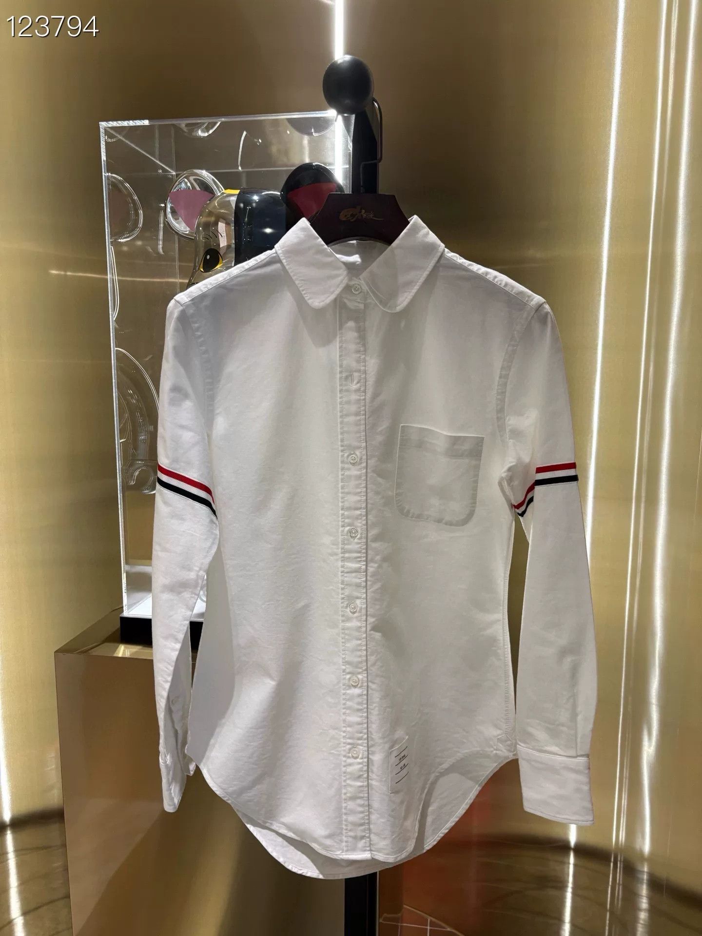 Thom Browne Classic White Oxford Double Sleeve Shirt Size US XS / EU 42 / 0 - 1 Thumbnail