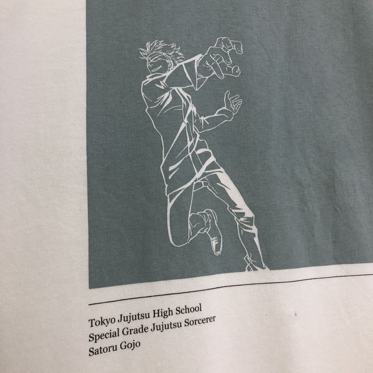Anime Uniqlo X Jujutsu Kaisen Anime Gojo Satoru Tshirt Size US XL / EU 56 / 4 - 4 Thumbnail