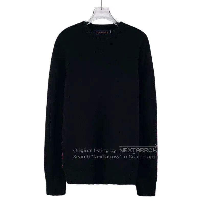 Louis Vuitton Louis Vuitton Black back logo presbyopic full print cashme Size US S / EU 44-46 / 1 - 1 Thumbnail