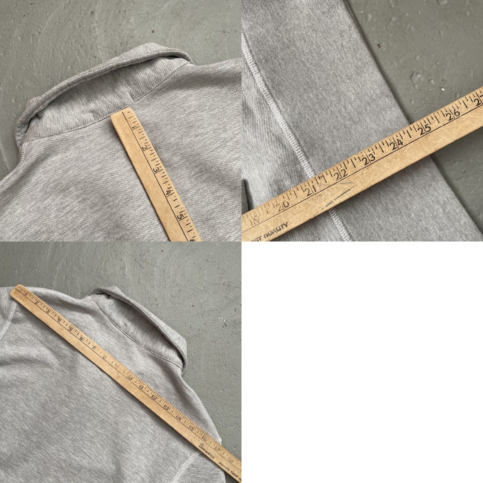 Gustin Gustin 1/4 Zip Pullover Sweatshirt Vintage College Track Style XS USA Unisex Adults Gray Size US XS / EU 42 / 0 - 8 Thumbnail