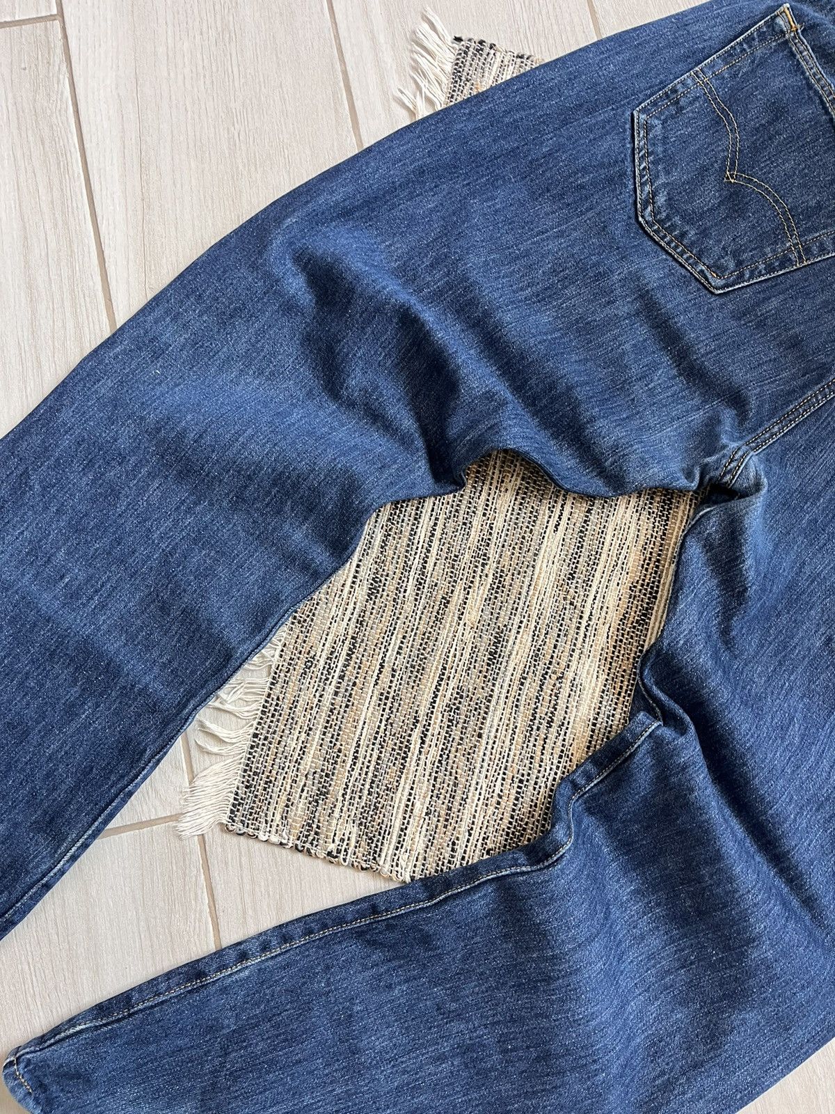 Levi's × Vintage Levis 501 denim jeans workwear distressed style Size US 40 / EU 56 - 9 Thumbnail