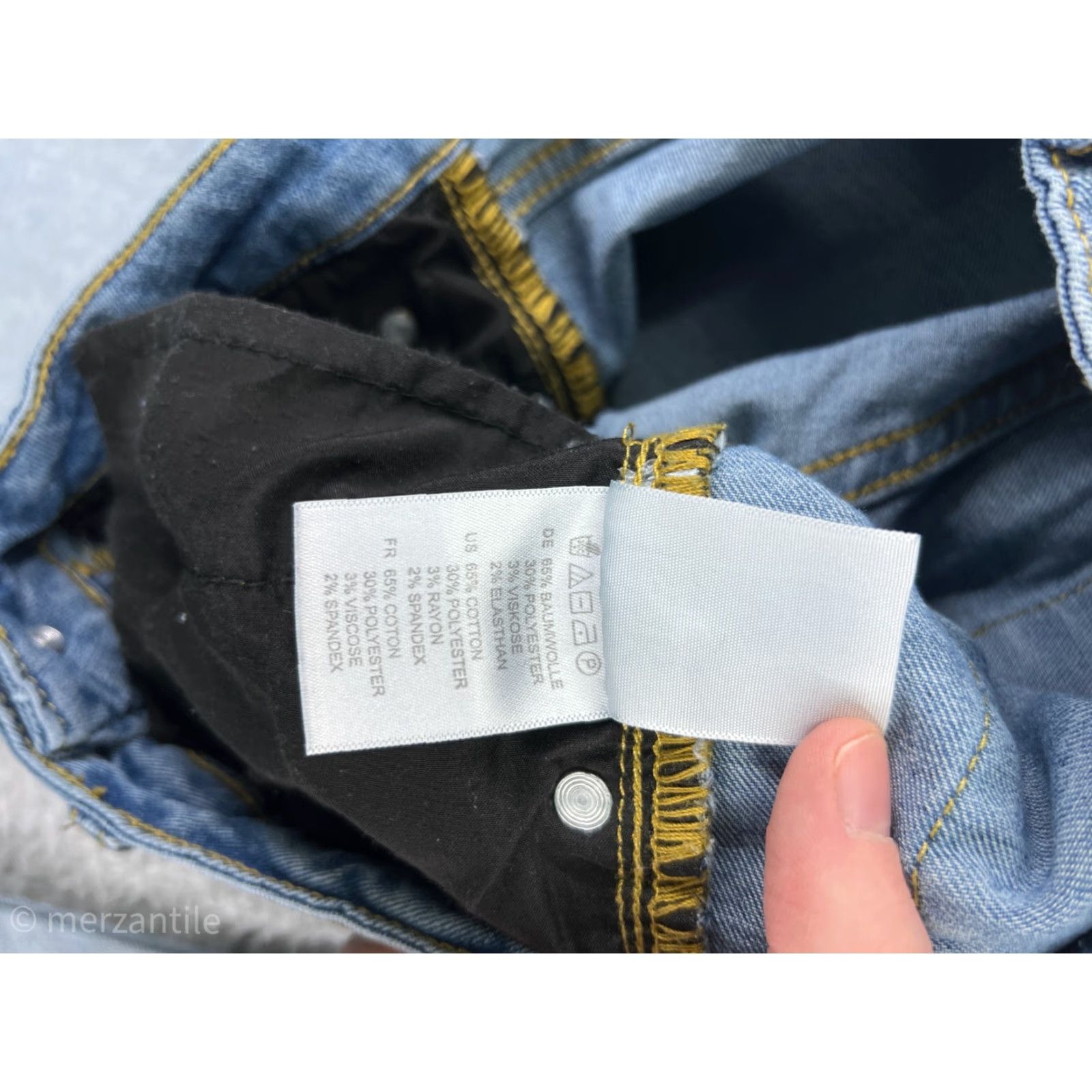 Vintage Kendall And Kylie Jeans Womens Bootcut 1 Light Blue Denim Low Rise 30 Inseam 5-Pocket Design Size 25" / US 0 / IT 36 - 6 Thumbnail