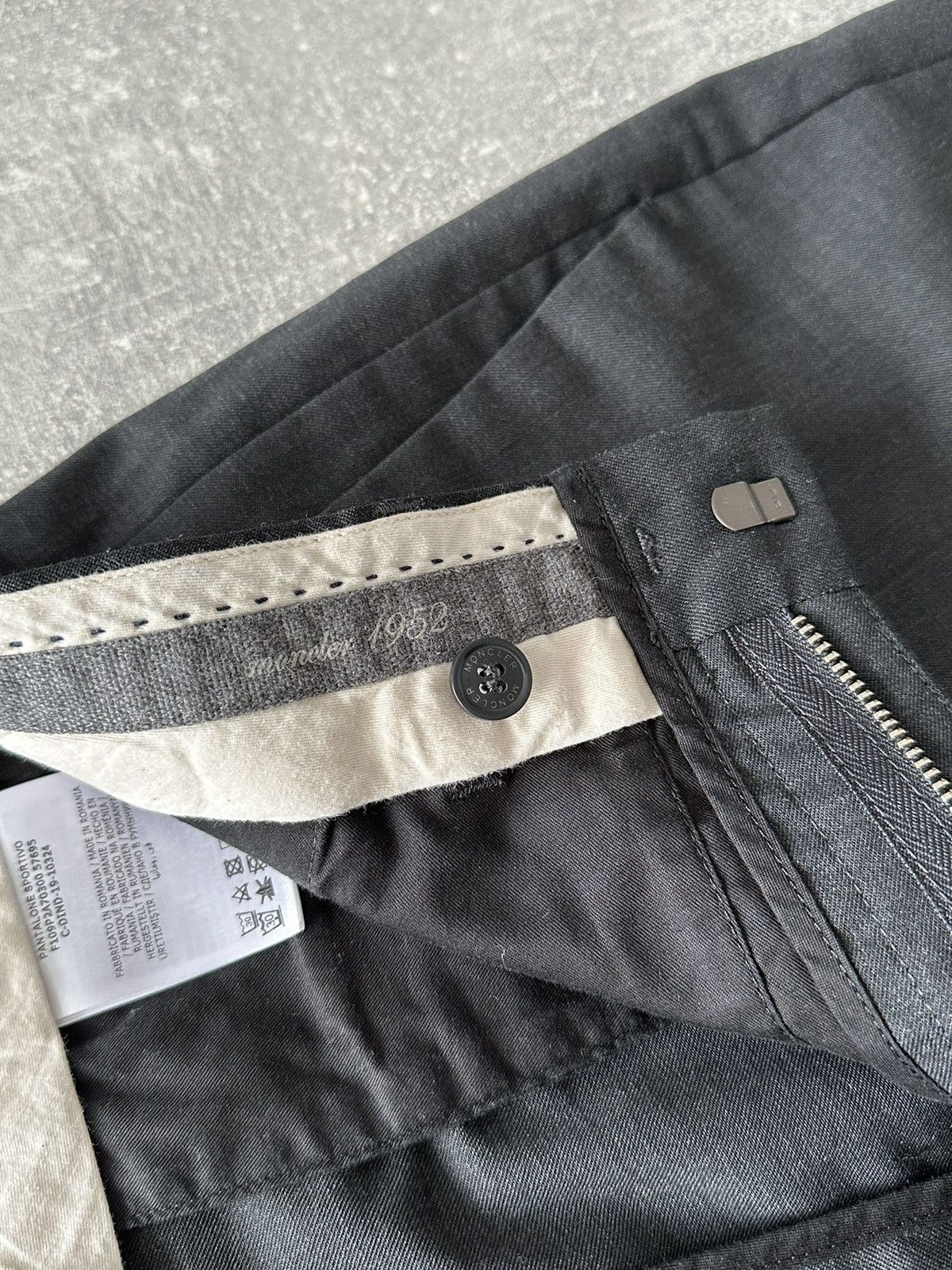 Moncler Moncler Wool Classic pants Pantalone Sportivo Size: 48 Size US 30 / EU 46 - 4 Thumbnail