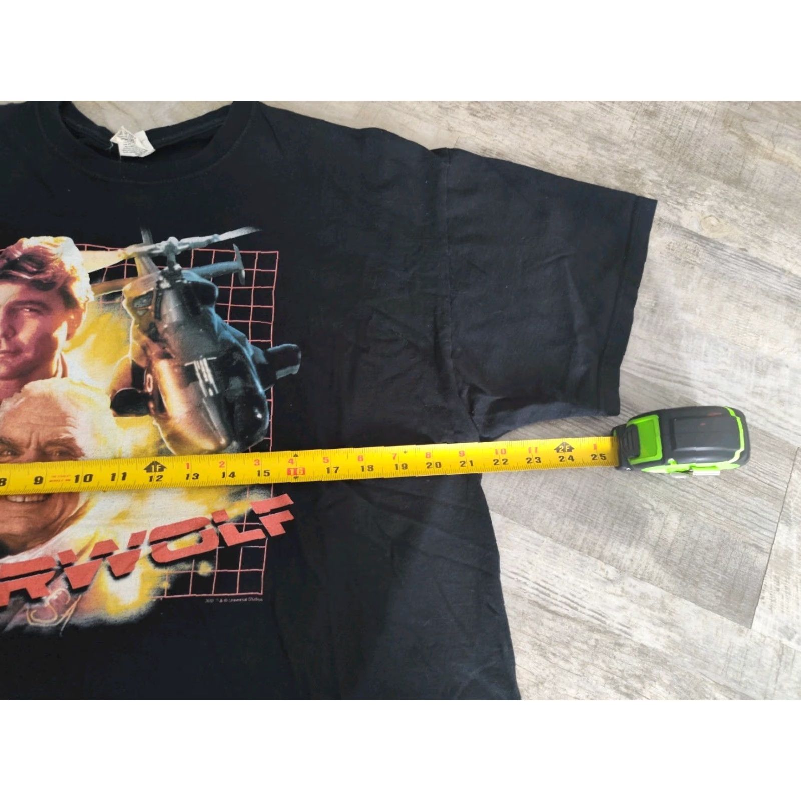 Jerzees VINTAGE JERZEES Airwolf Graphic Tee Shirt Men's XL Black Military TV Series Size US XL / EU 56 / 4 - 7 Thumbnail