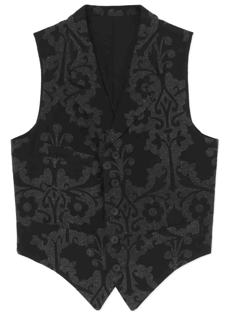 Yohji Yamamoto Yohji Yamamoto Pour Homme INDIAN LEFT DECORATIVE CLOTH VEST Size US M / EU 48-50 / 2 - 15 Thumbnail