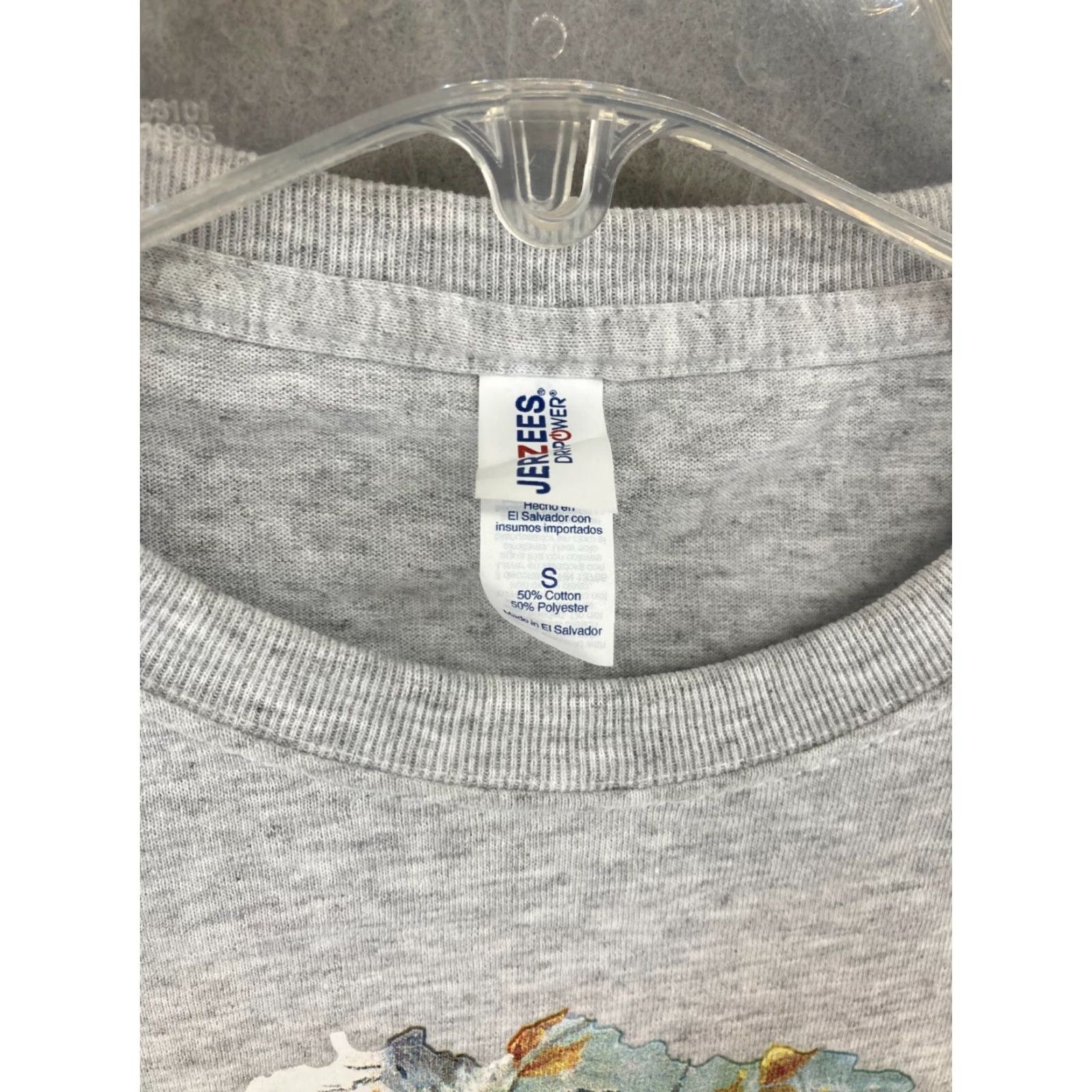 Jerzees Abraham Hunter Mens TShirt Small Gray Black Bear Cardinal Size US S / EU 44-46 / 1 - 5 Thumbnail