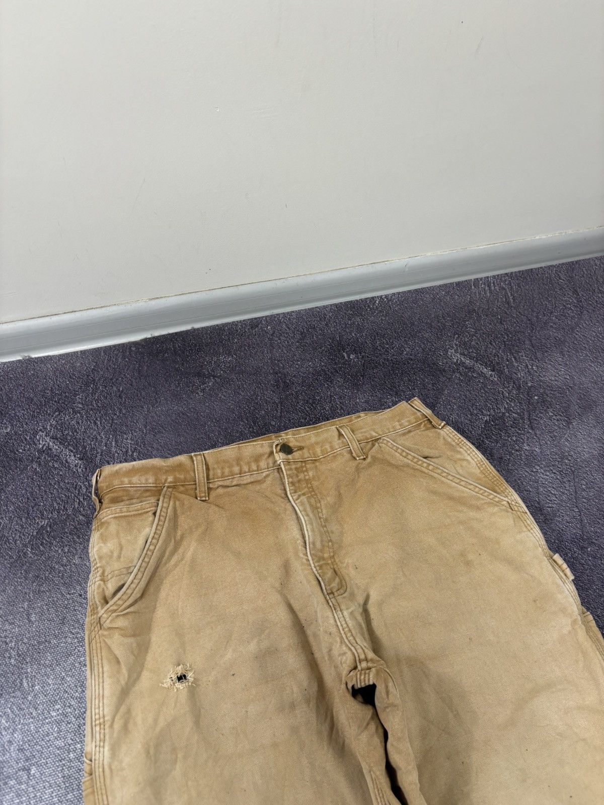 Carhartt Vintage Carhartt Dungaree Fit Insulated Denim Baggy Pants Size US 36 / EU 52 - 15 Thumbnail