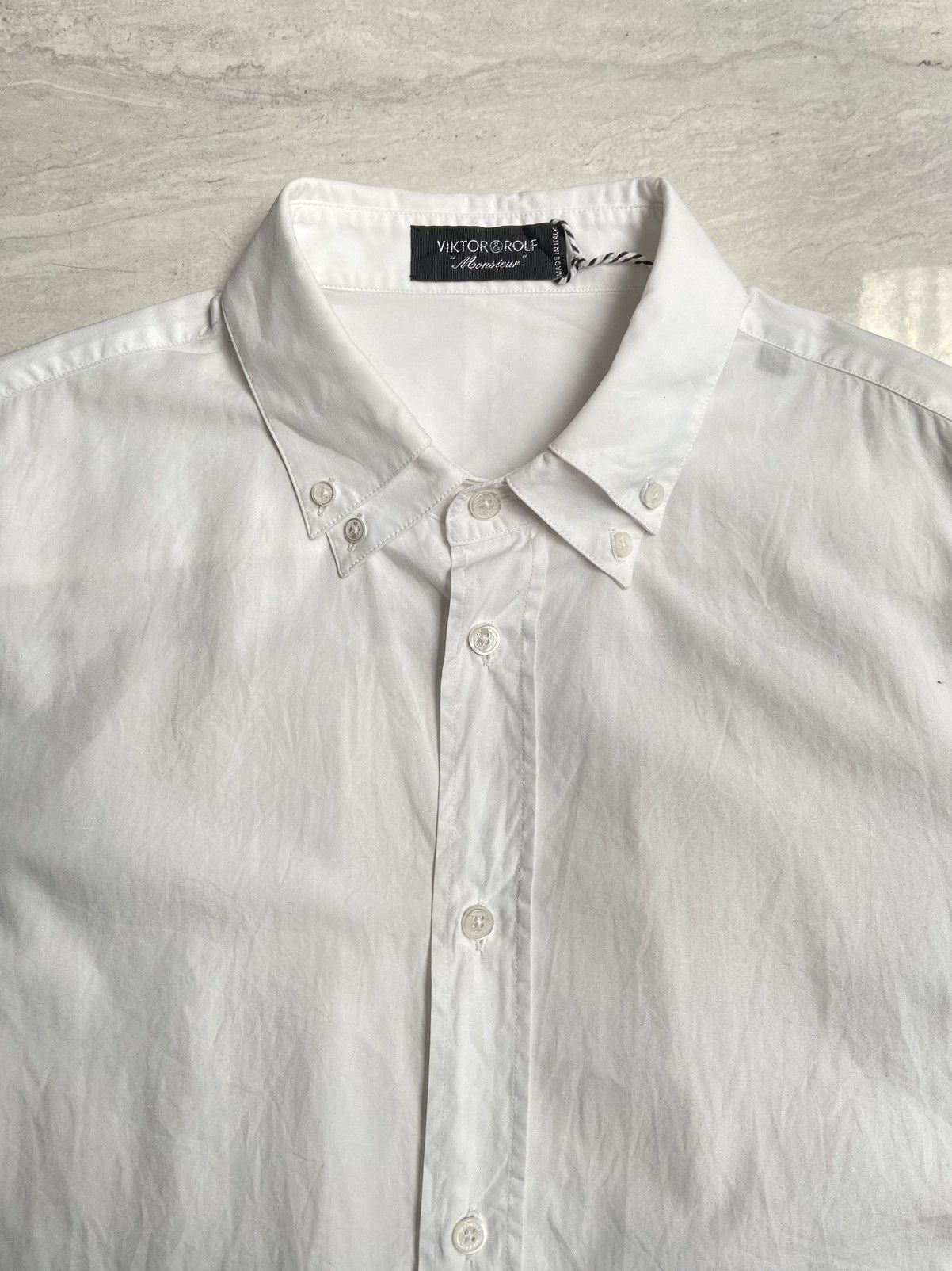 Viktor & Rolf VIKTOR & ROLF White Shirt Size US L / EU 52-54 / 3 - 4 Thumbnail