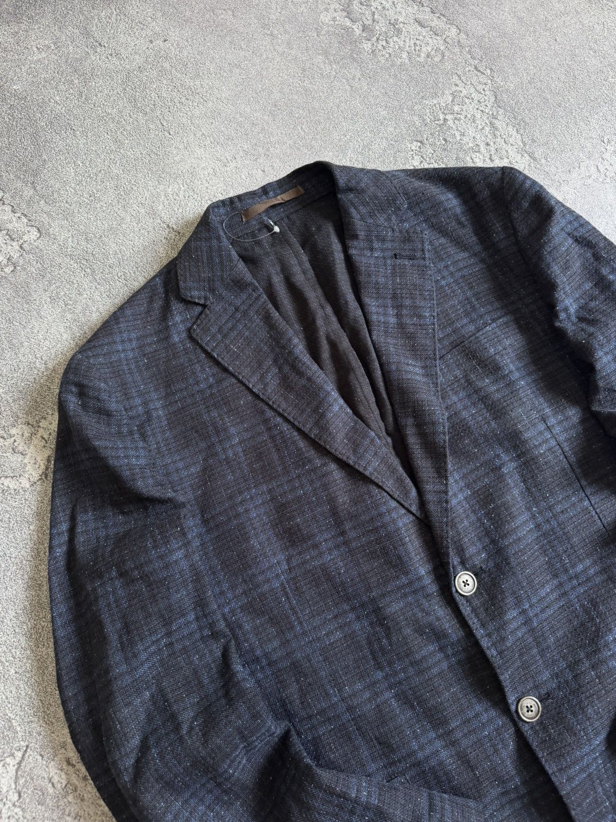 Eleventy Eleventy 52size blazer jacket button up linen blend light Size US L / EU 52-54 / 3 - 2 Thumbnail
