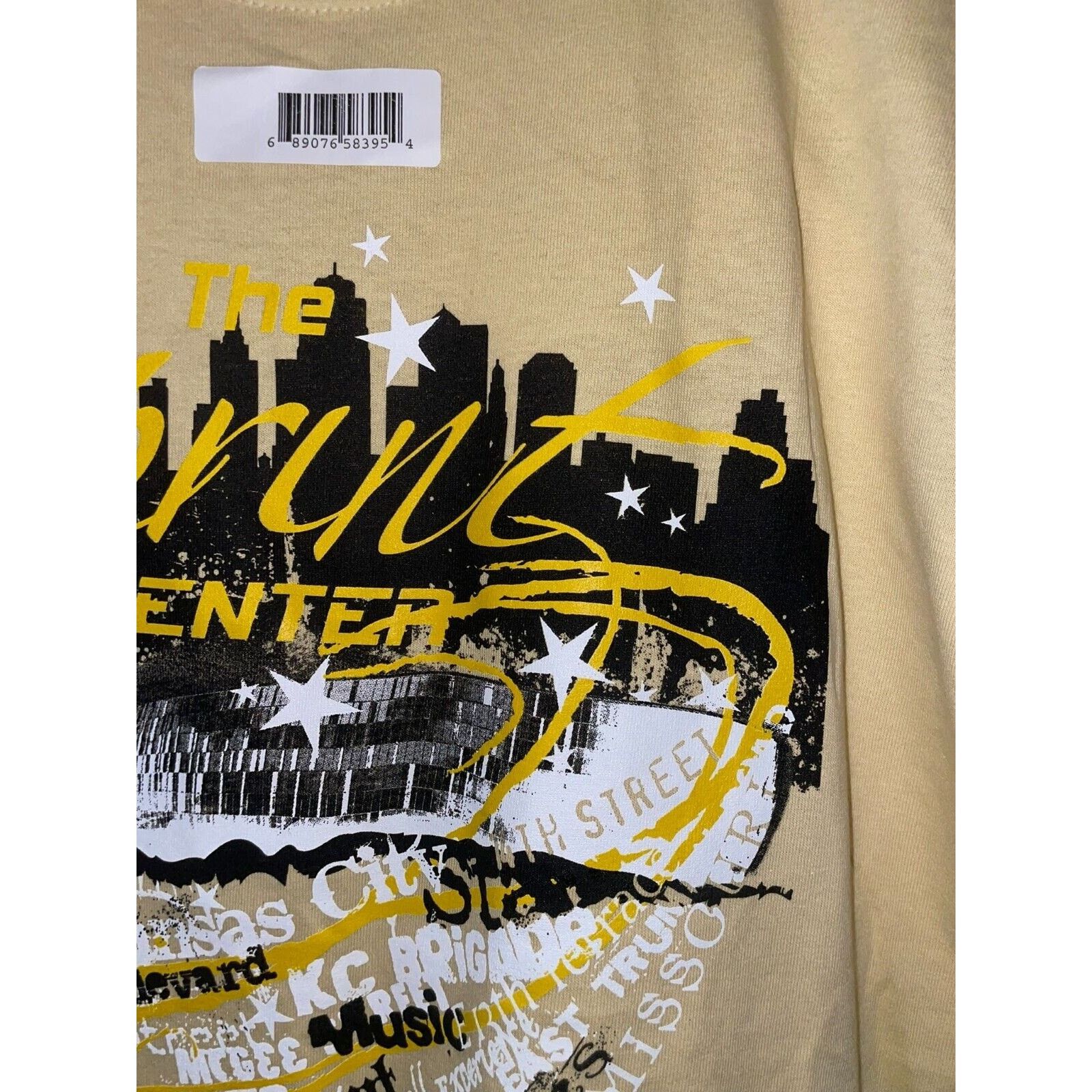 Gildan Vintage Sprint Center Shirt Events Arena Yellow Tee Y2K M Size US M / EU 48-50 / 2 - 3 Thumbnail