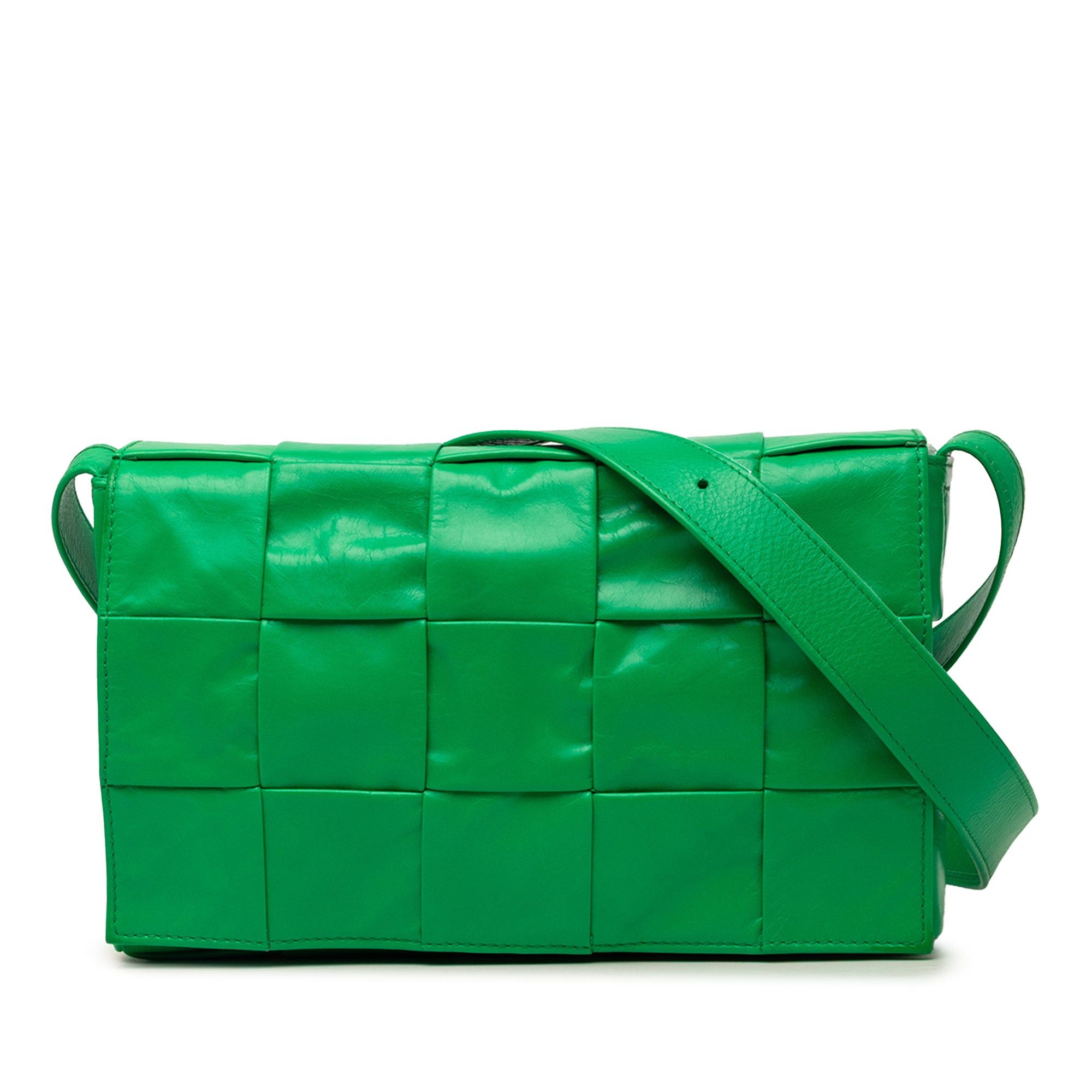 Bottega Veneta Small Paper Calfskin Intrecciato Cassette Crossbody Size ONE SIZE - 1 Thumbnail