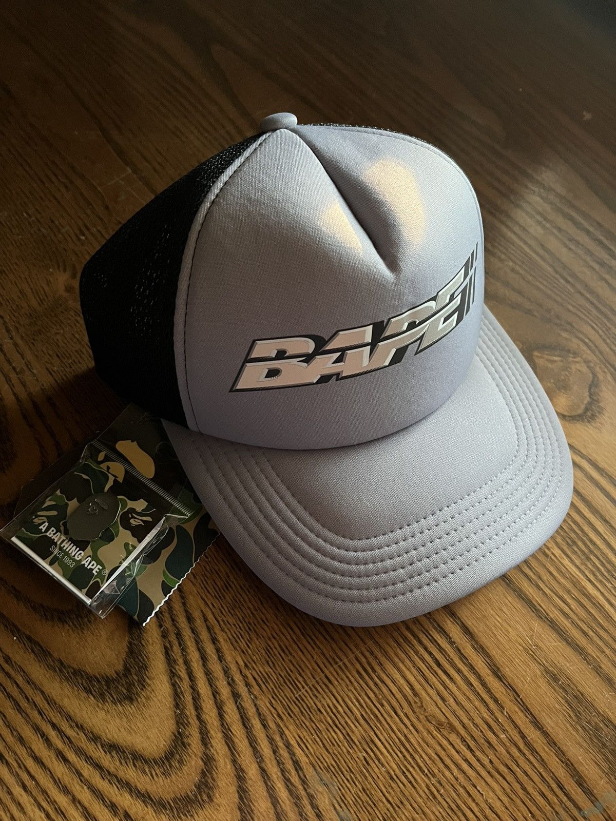 Bape Bape Racing Reflective Trucker Hat Size ONE SIZE - 1 Thumbnail