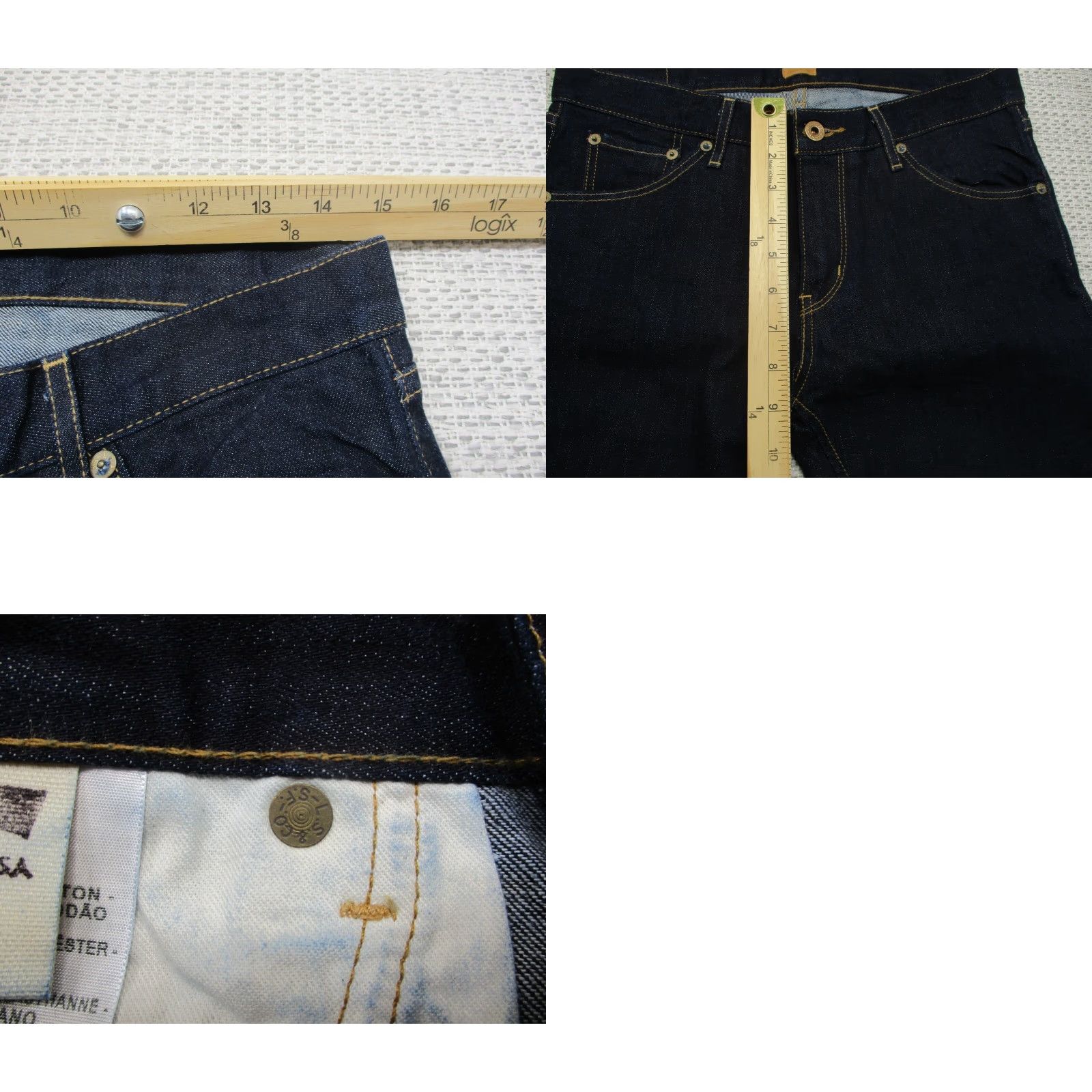 Levi's VINTAGE Levi's Denim Jeans 28 Women's Zip Fly Regular Fit Blue 5-Pocket Retro 80s 90s Bohemian Hippie Hipster USA Made Mint Condition Size 28" / US 6 / IT 42 - 9 Thumbnail