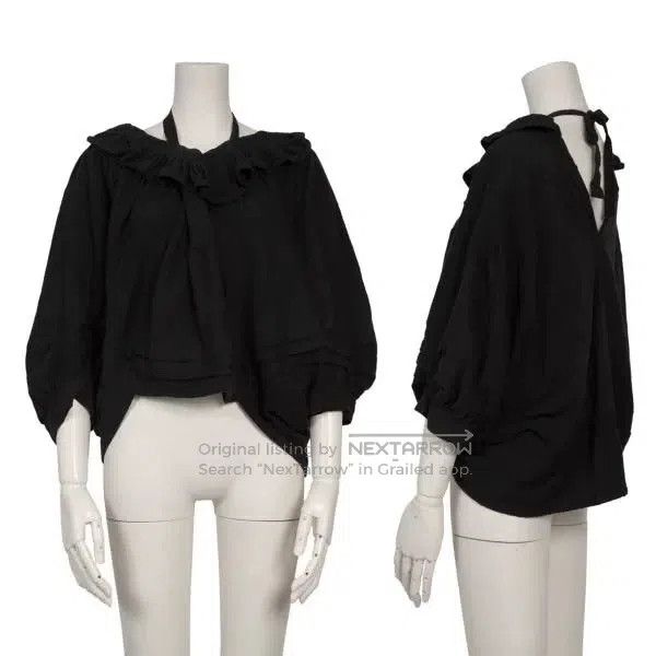 Comme des Garcons Comme Des Garcons Black Vintage Design Short Top Size S / US 4 / IT 40 - 1 Thumbnail