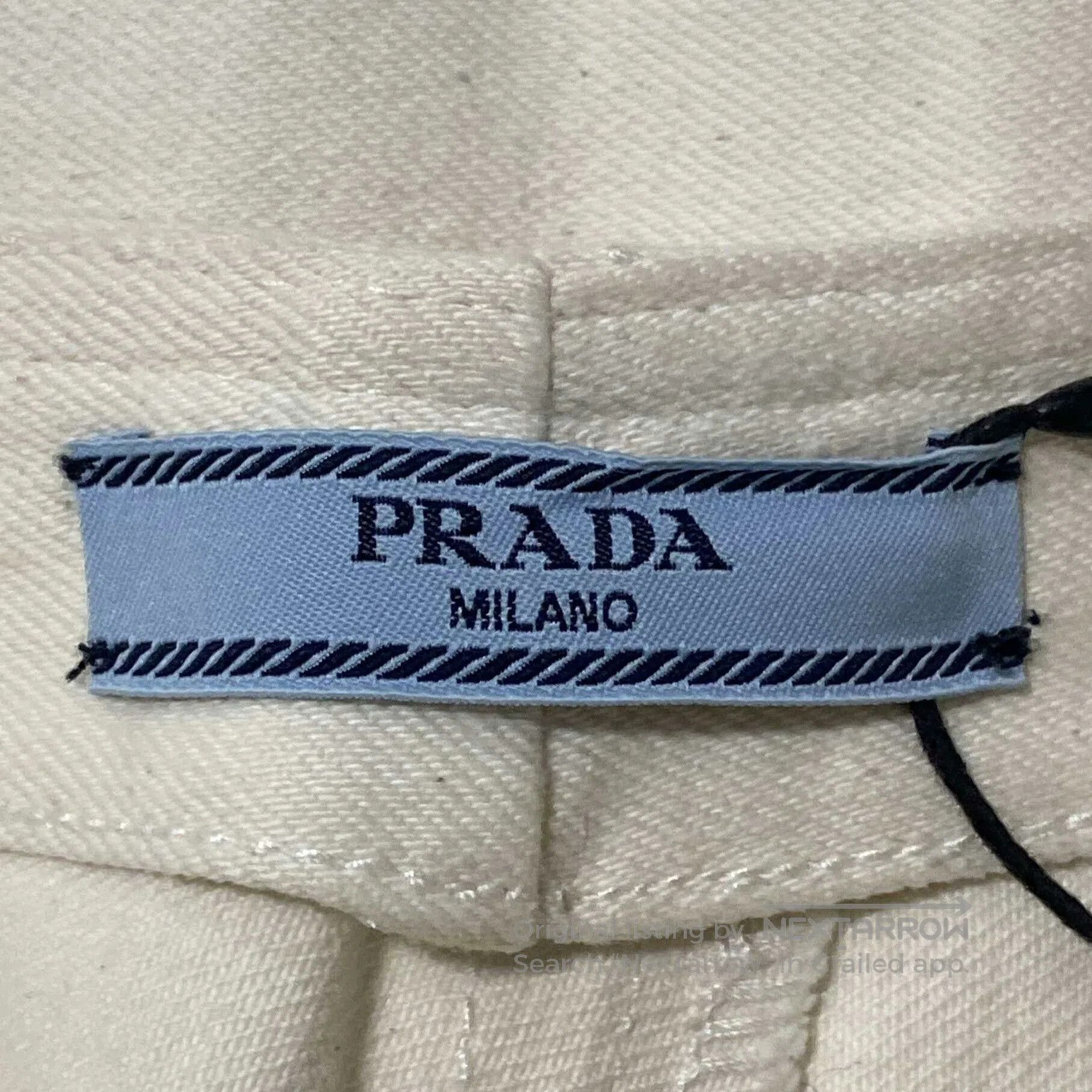 Prada PRADA Triangle Logo Denim Paneled Long Skirt. Size 39" - 6 Thumbnail