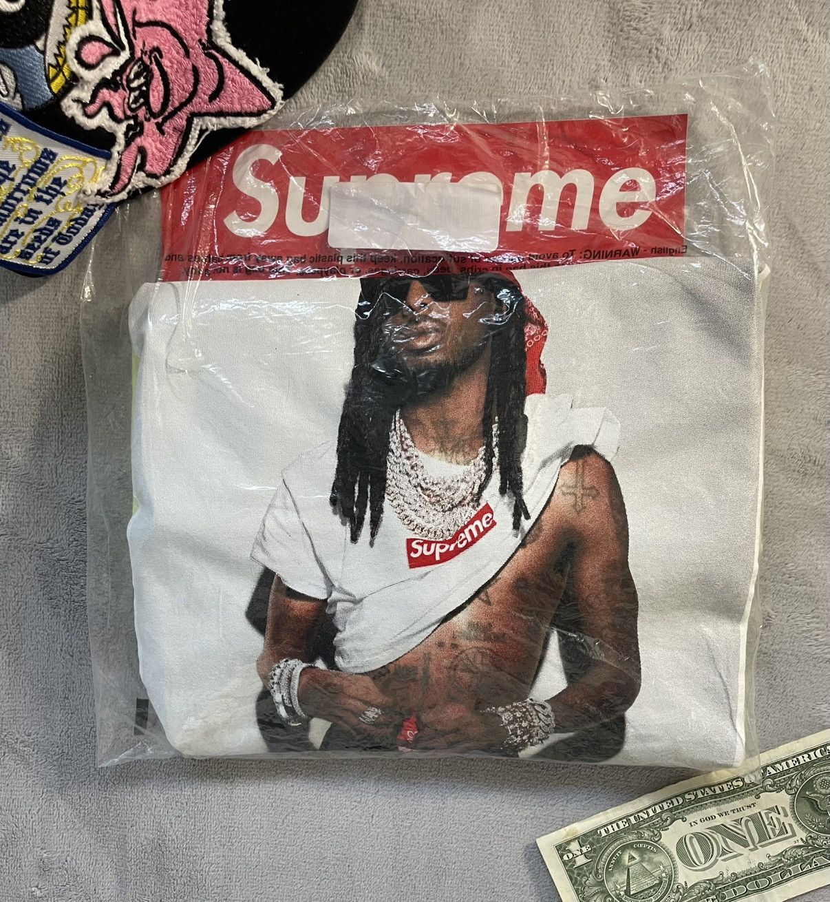 Supreme Supreme Playboi Carti Tee Pale Green | Grailed
