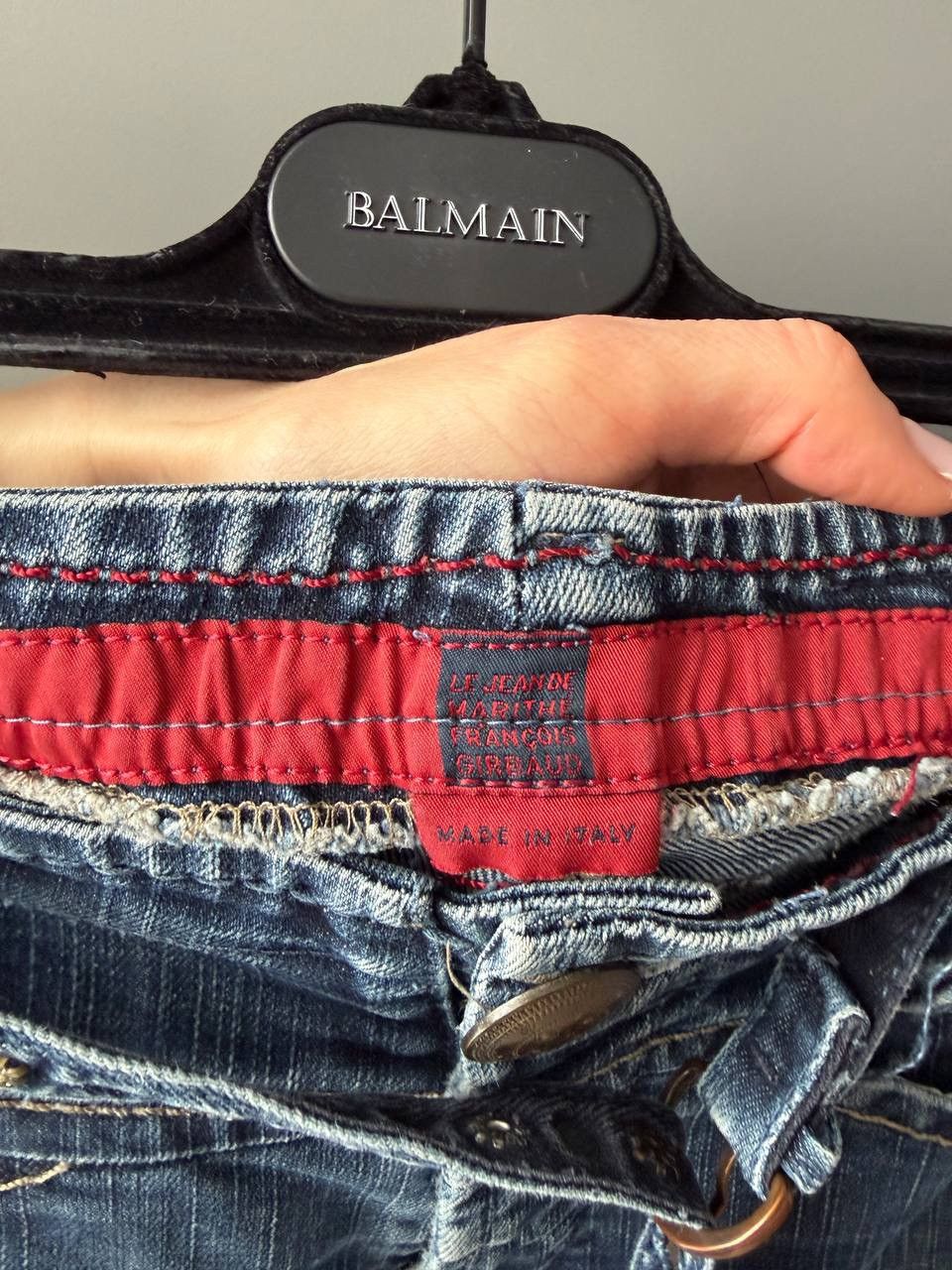 Marithe + Francois Girbaud SICK💥 Marithe Francois Girbaud Distressed Flare Jeans Size 30" / US 8 / IT 44 - 8 Thumbnail