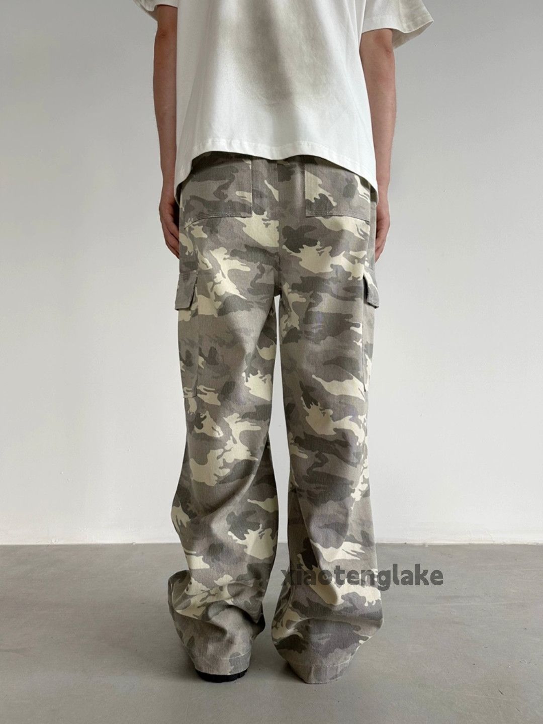 Designer Unisex outdoor utility loose baggy skate hiphop cargo pants Size US 36 / EU 52 - 6 Thumbnail