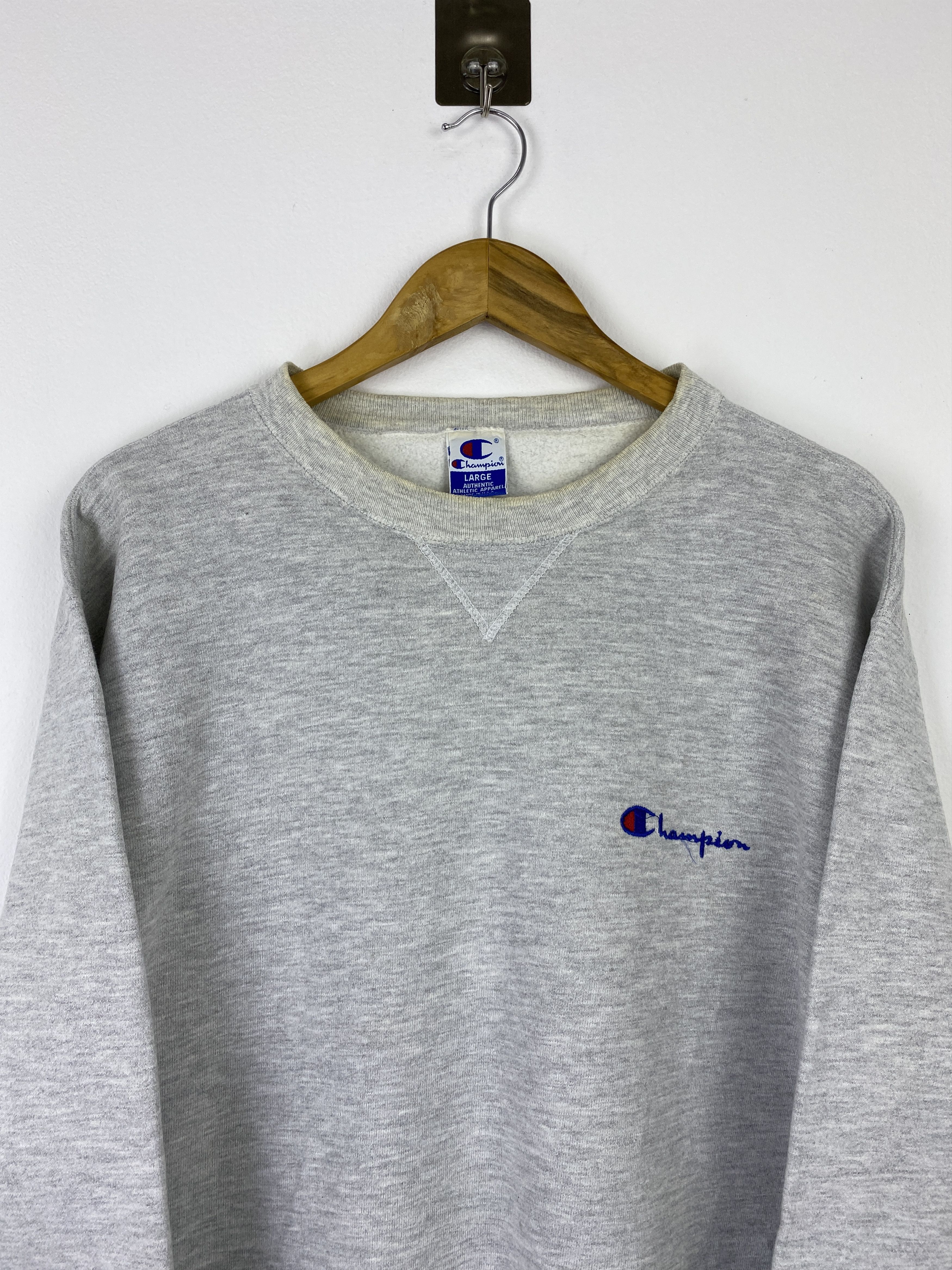 Champion Vintage Champion Plain Crewneck Pullover Sweatshirt SH0484 Size US L / EU 52-54 / 3 - 2 Thumbnail
