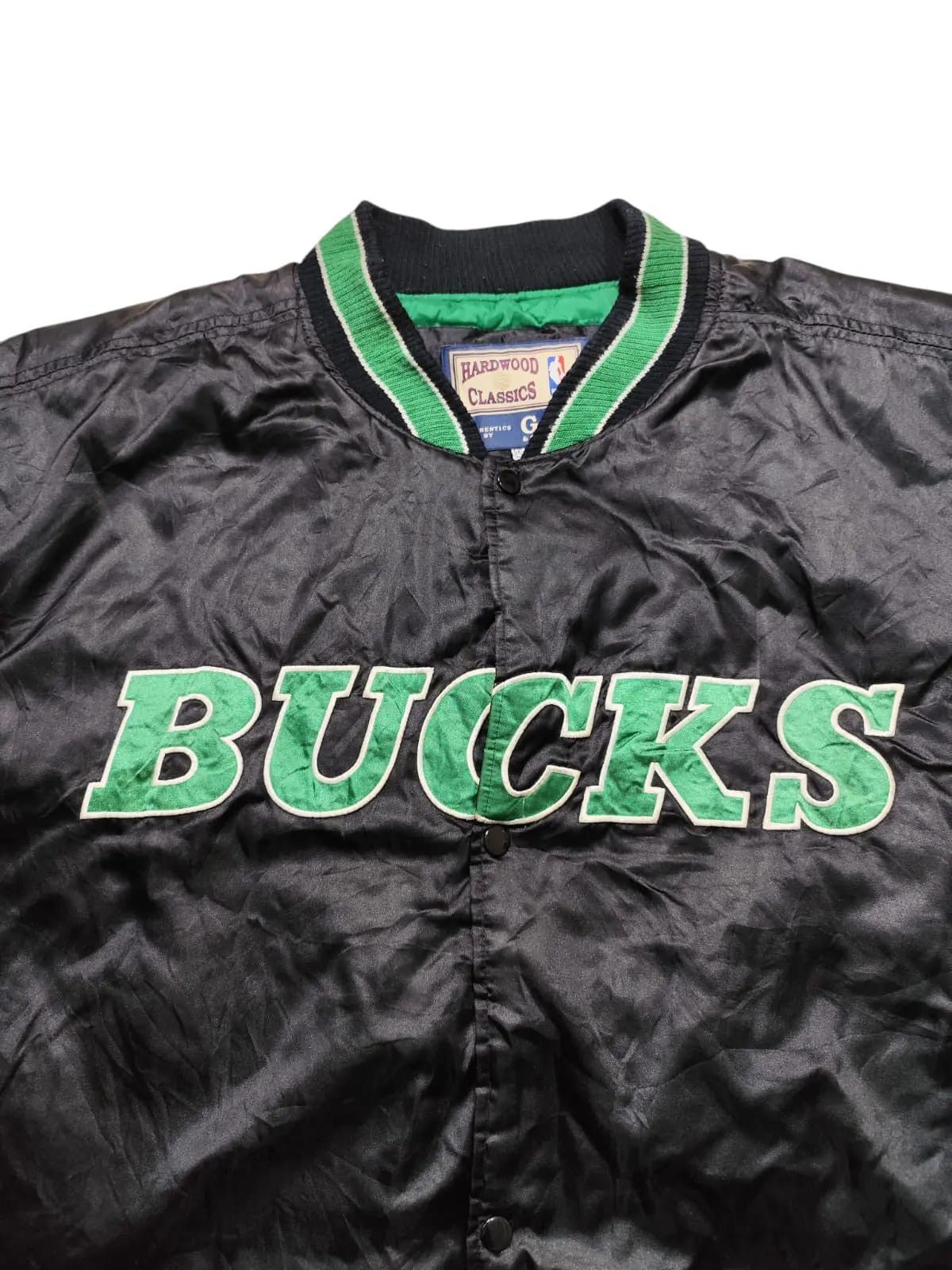 NBA 90s NBA milwaukee bucks bomber jacket oversized Size US XXL / EU 58 / 5 - 4 Thumbnail