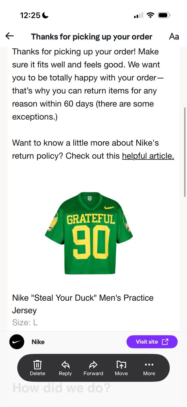 Grateful Dead × Nike Grateful Ducks Nike Practice Jersey Steal Your Duck Size US L / EU 52-54 / 3 - 6 Thumbnail