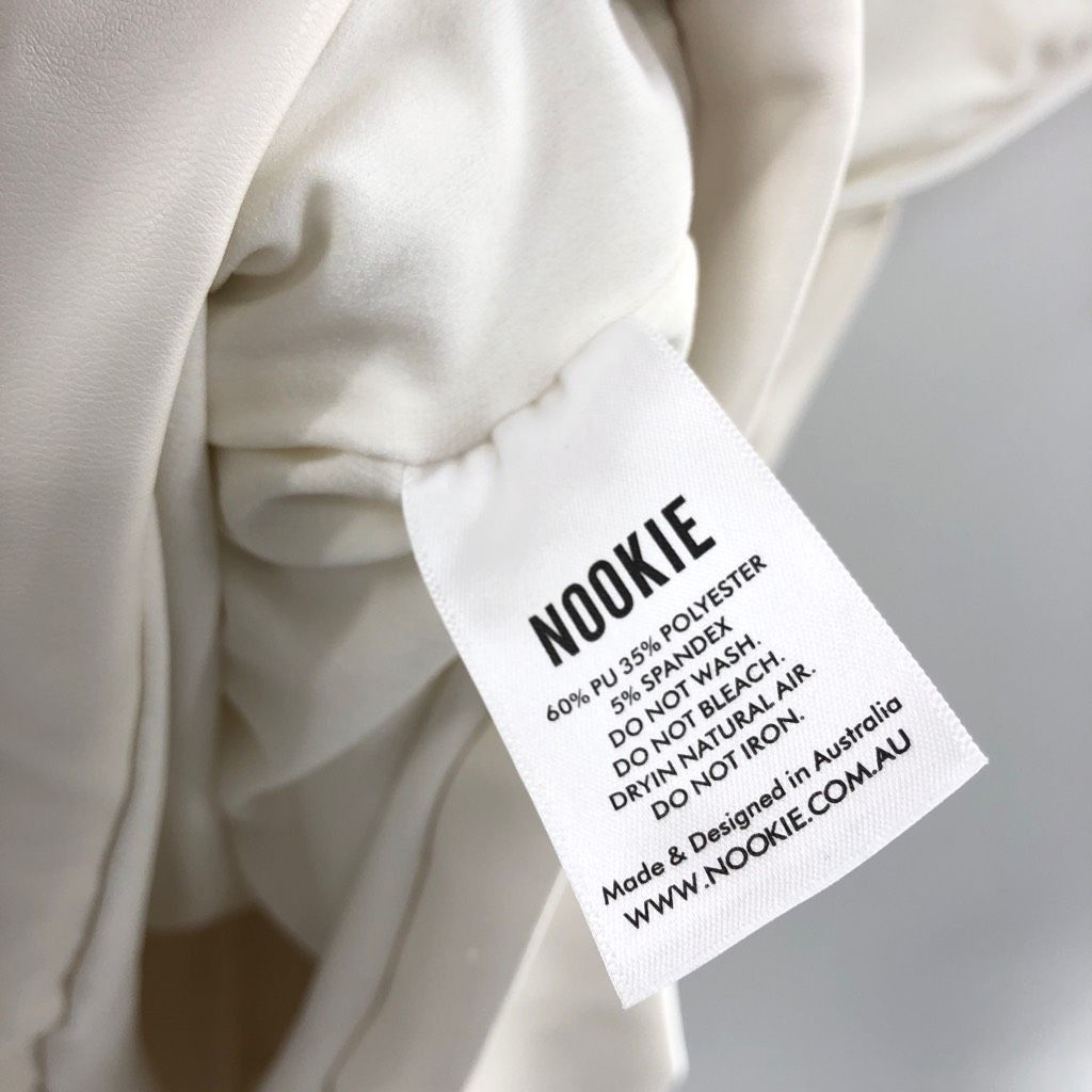 Other Nookie x REVOLVE Barbella Mini Dress in Cream Size L / US 10 / IT 46 - 7 Thumbnail